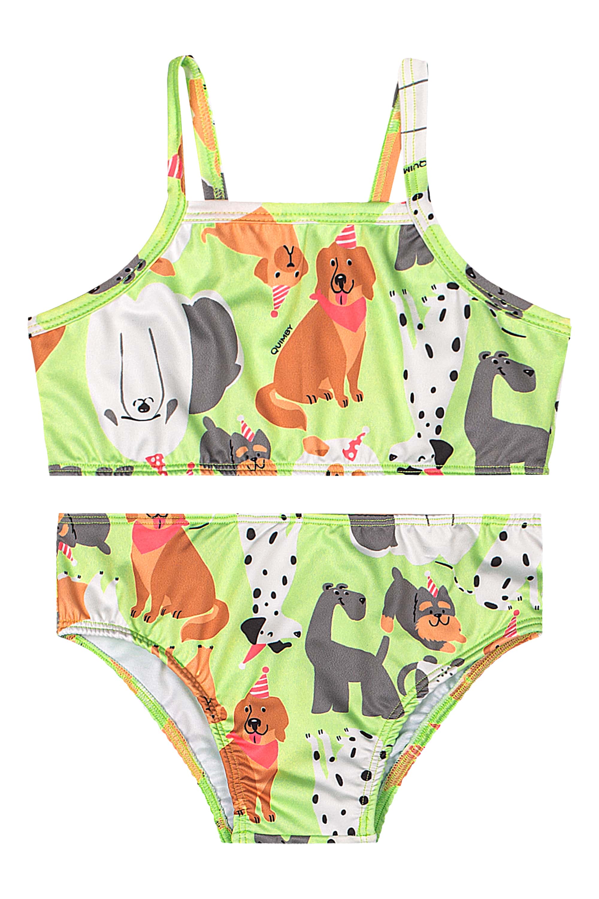 Biquíni UV FPS +50 Infantil em Poliéster (Verde) Quimby