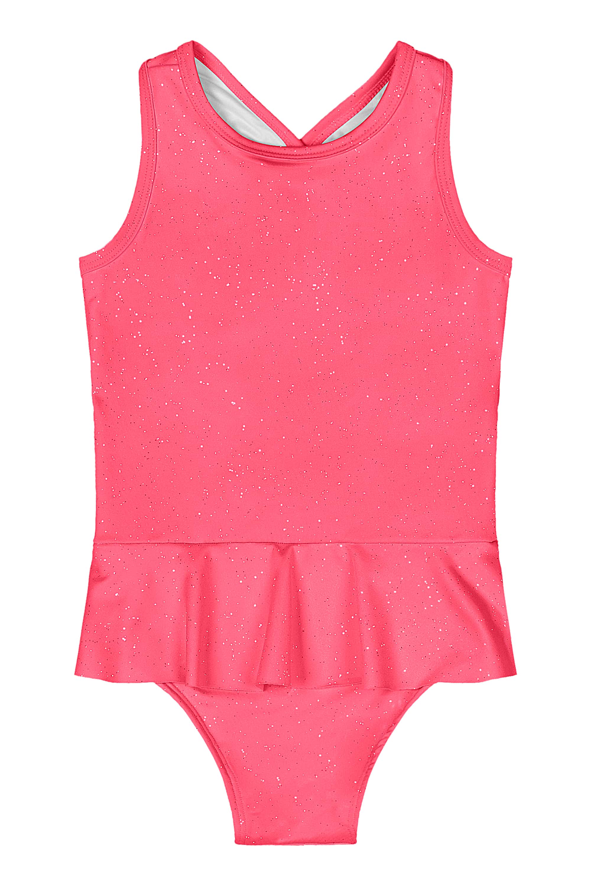 Maiô com Glitter FPS +50 Infantil (Rosa Pink) Quimby