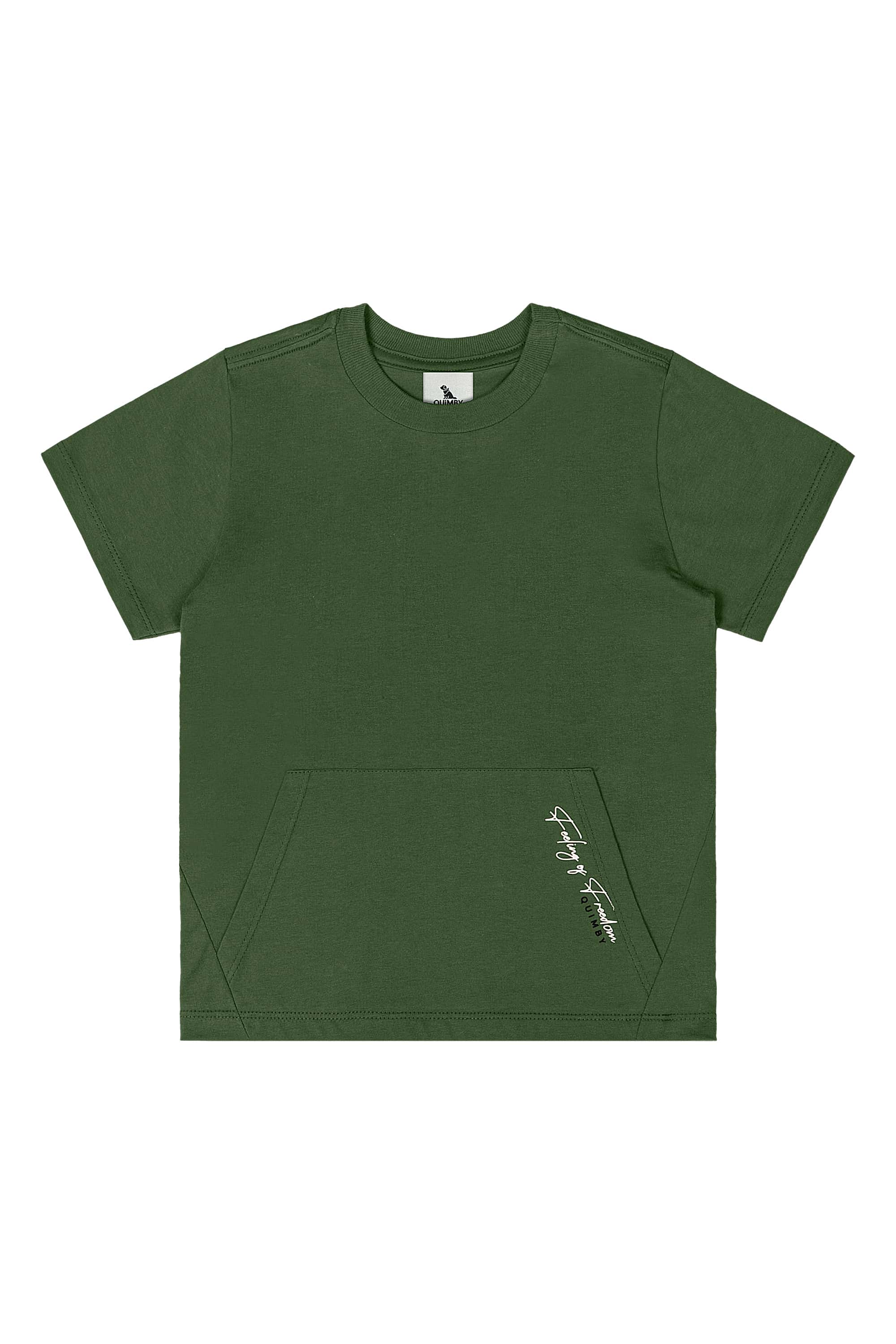 Conjunto com Camiseta e Bermuda para Menino (Verde) Quimby - Imagem 17
