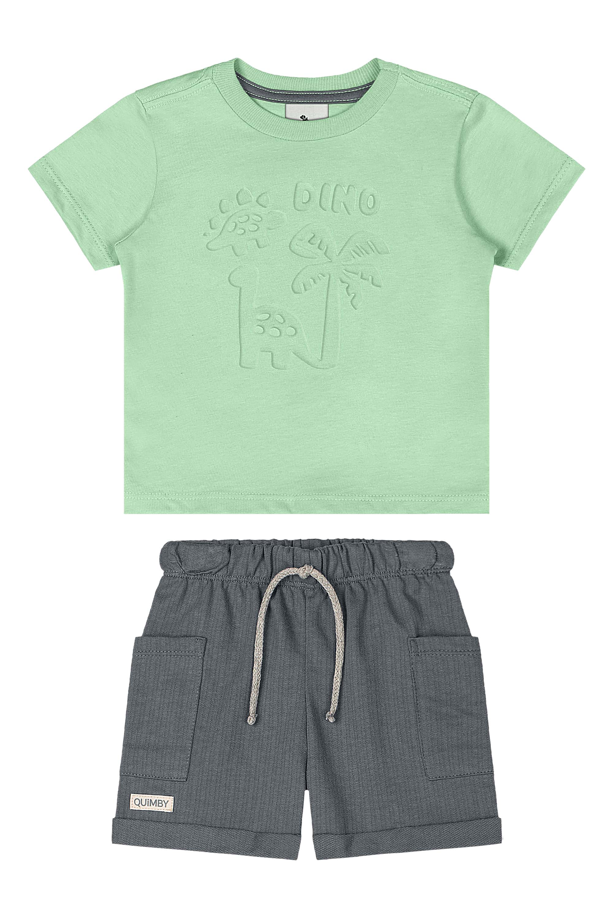 Conjunto Dinossaurinhos para Bebê Menino (Verde) Quimby - Imagem 13