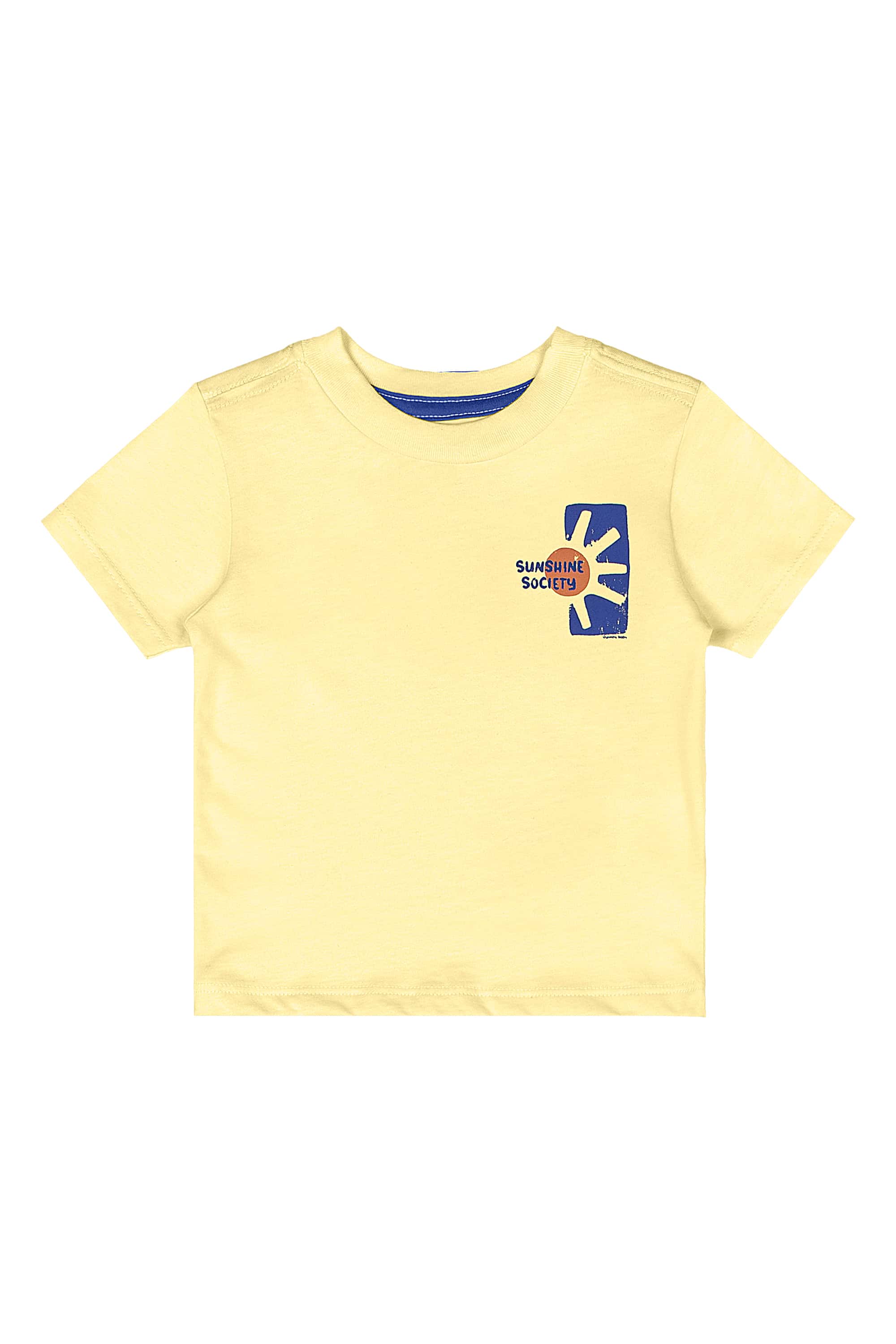 Conjunto para Bebê com Camiseta e Bermuda (Amarelo) Quimby - Imagem 35