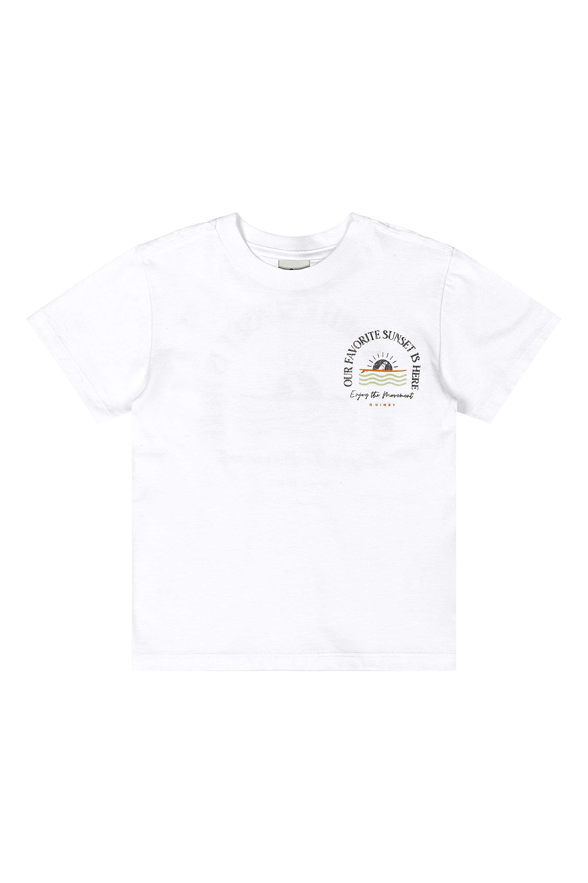 Conjunto com Camiseta e Bermuda Infantil (Branco) Quimby - Imagem 3