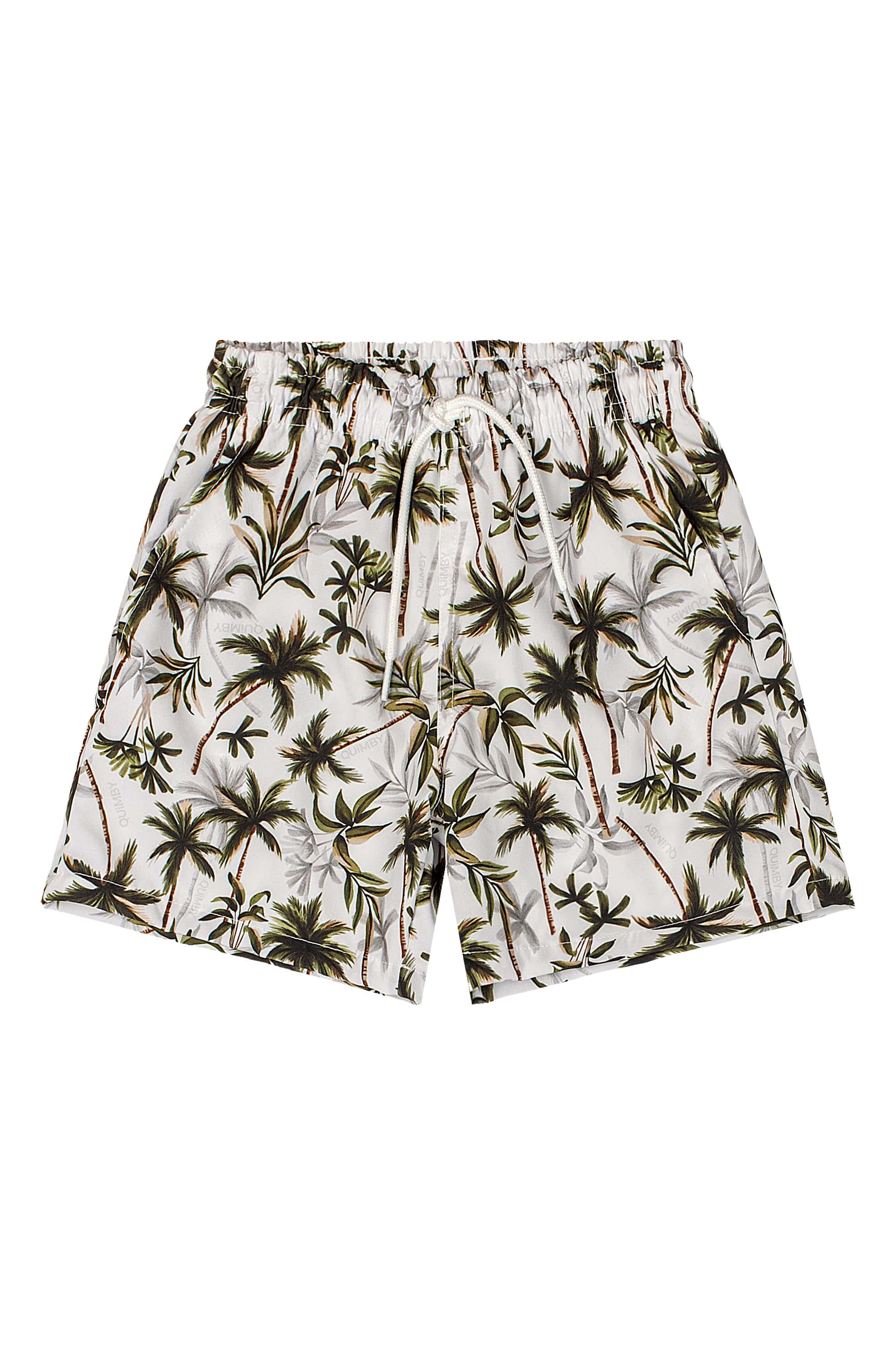 Bermuda Boxer Infantil em Microfibra (Off White) Quimby