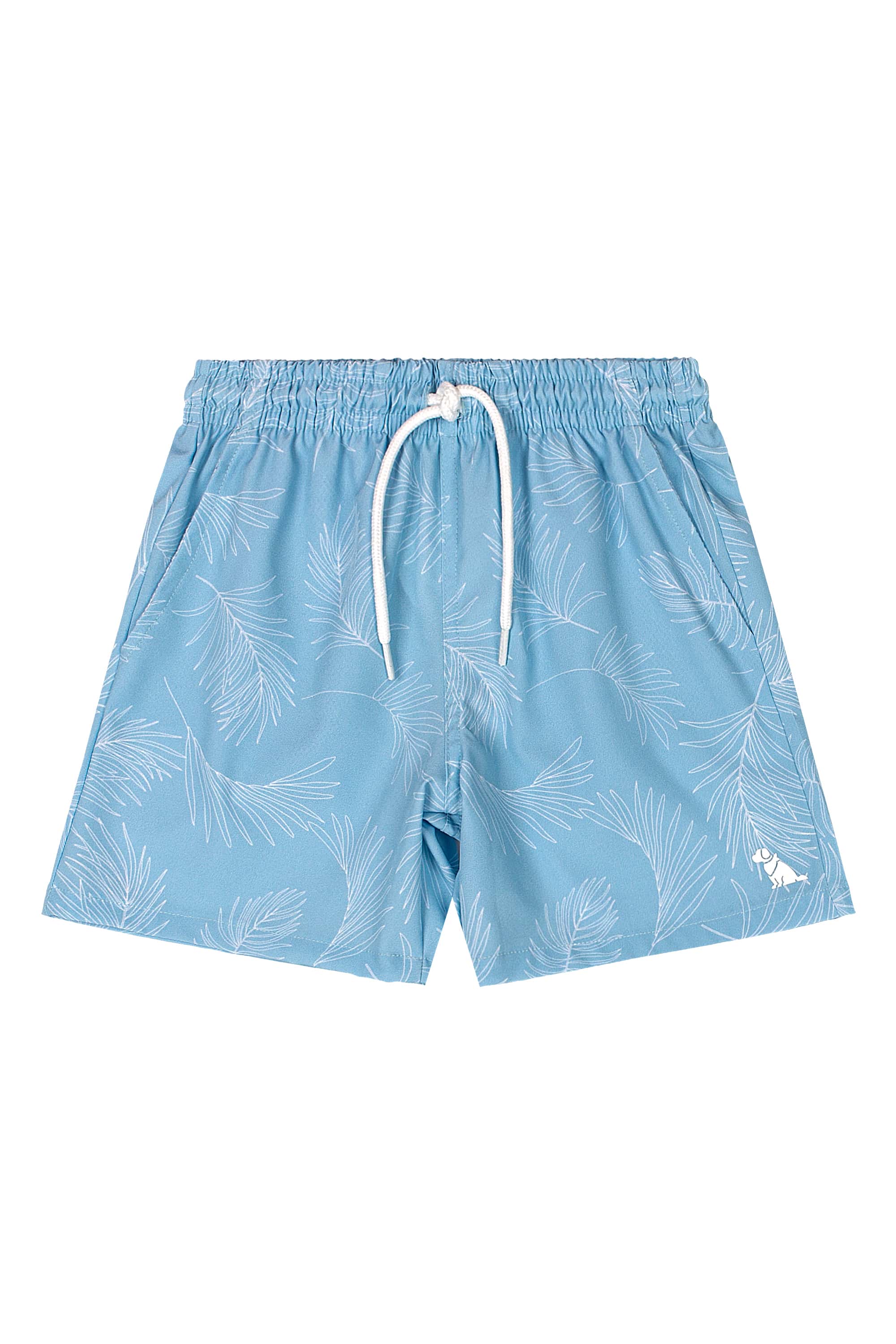 Bermuda Boxer Infantil Masculina em Microfibra Estampada (Azul) Quimby - Imagem 4