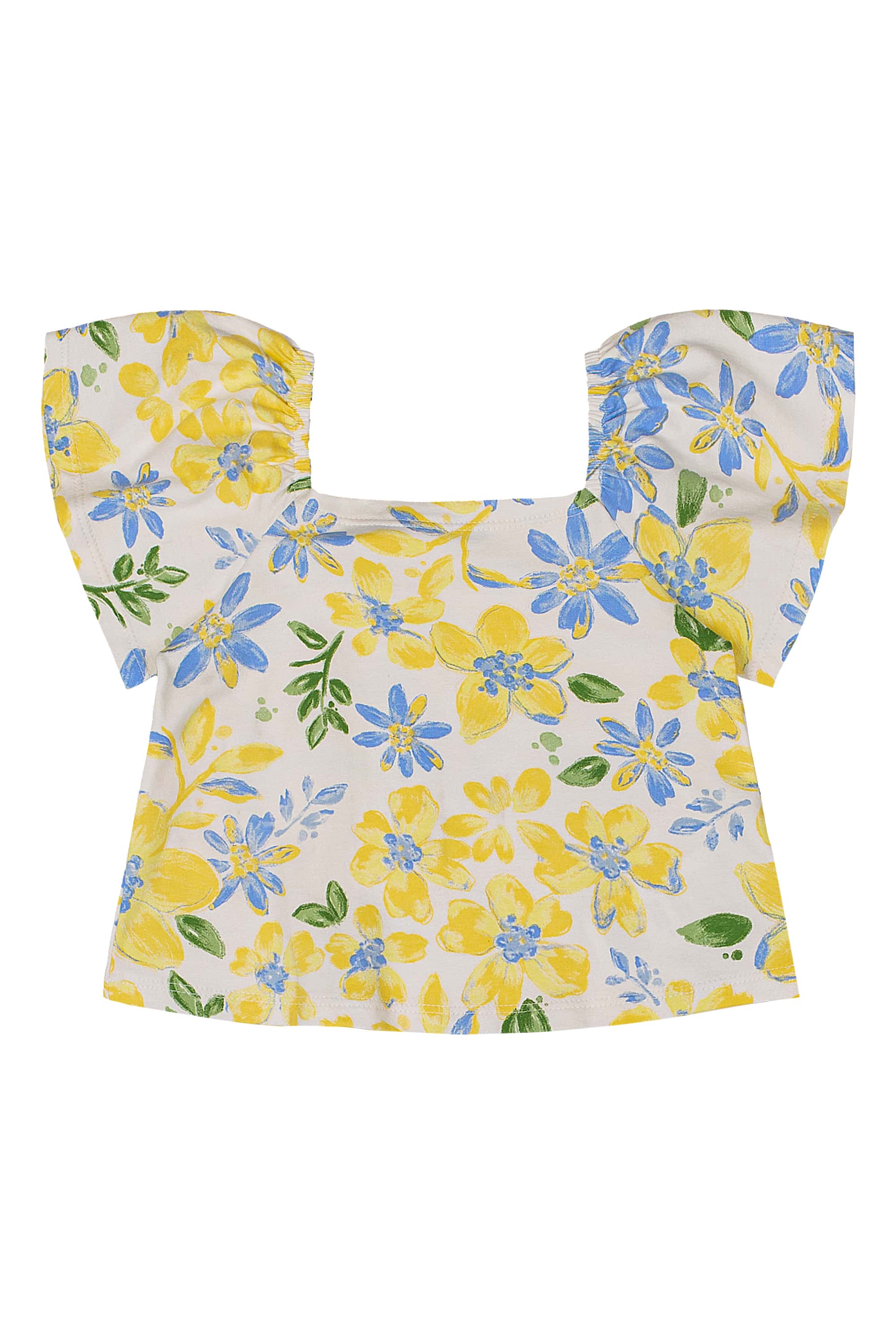 Conjunto com Blusa e Saia Jeans Infantil (Amarelo) Quimby - Imagem 29