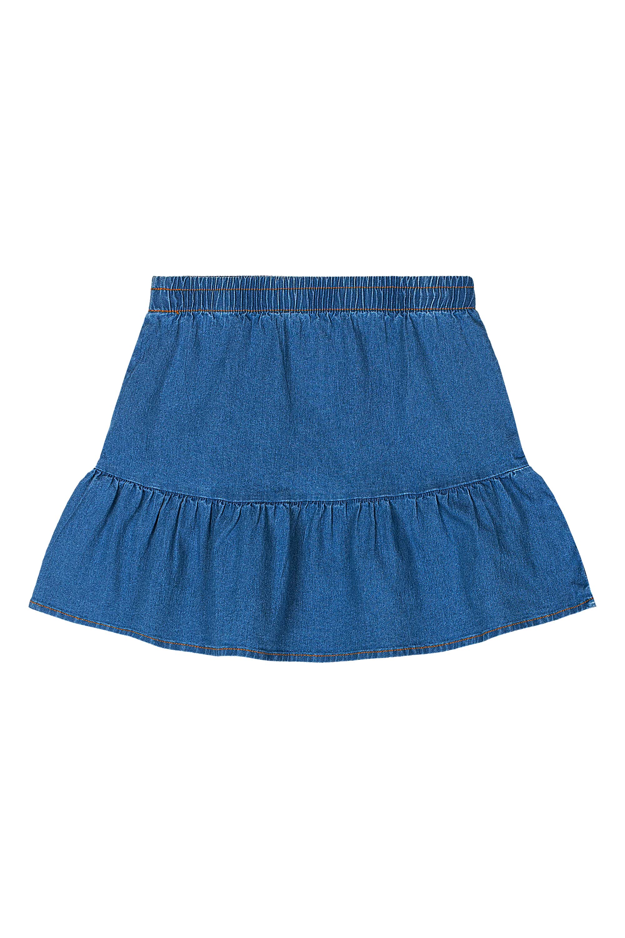 Conjunto com Blusa e Saia Jeans Infantil (Amarelo) Quimby - Imagem 30