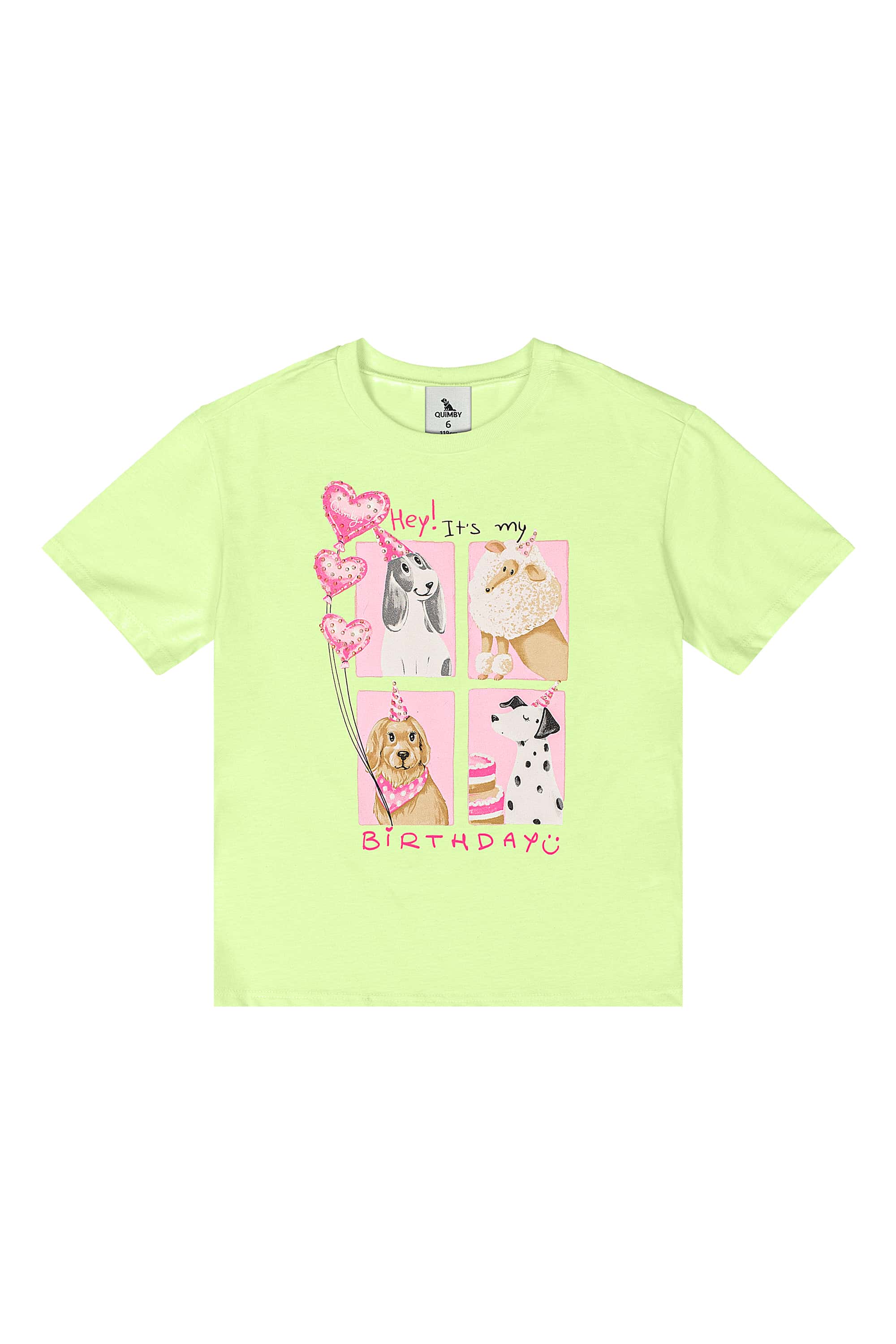 Conjunto com Blusa e Calça Legging Infantil (Verde) Quimby - Imagem 9