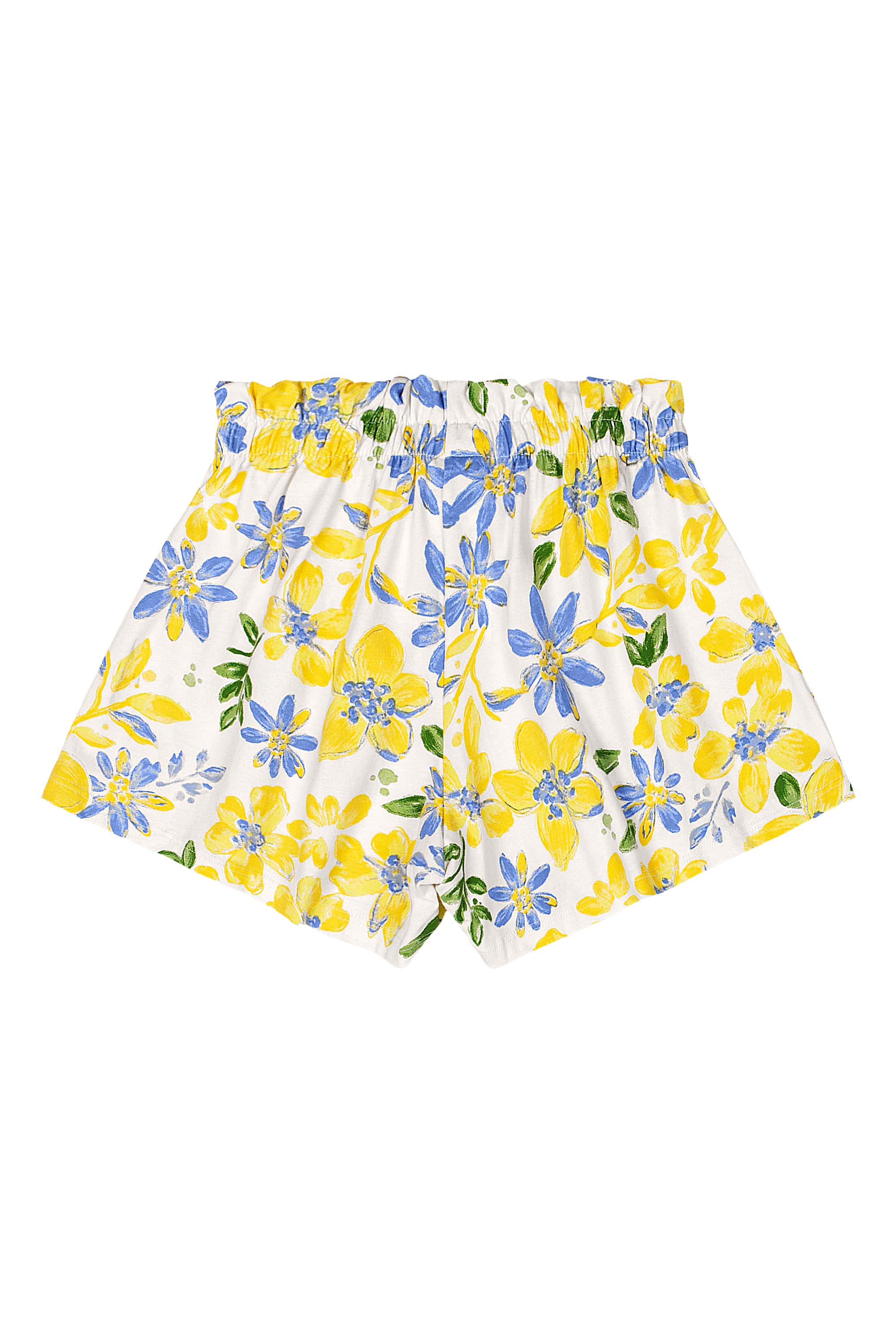 Conjunto Infantil com Blusa e Short Floral (Off White) Quimby - Imagem 18