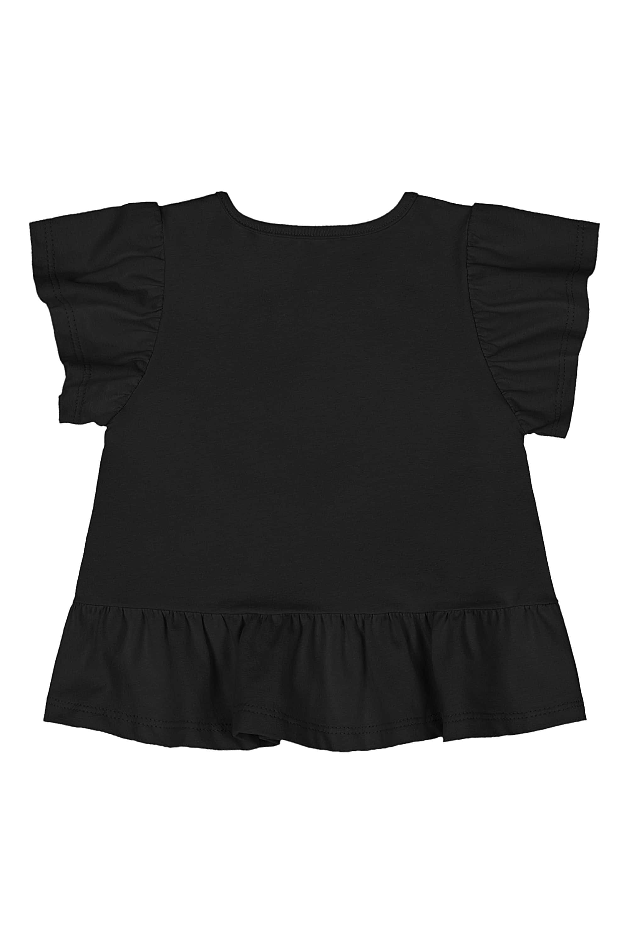 Conjunto com Blusa e Calça Legging para Bebê Menina (Preto) Quimby - Imagem 19