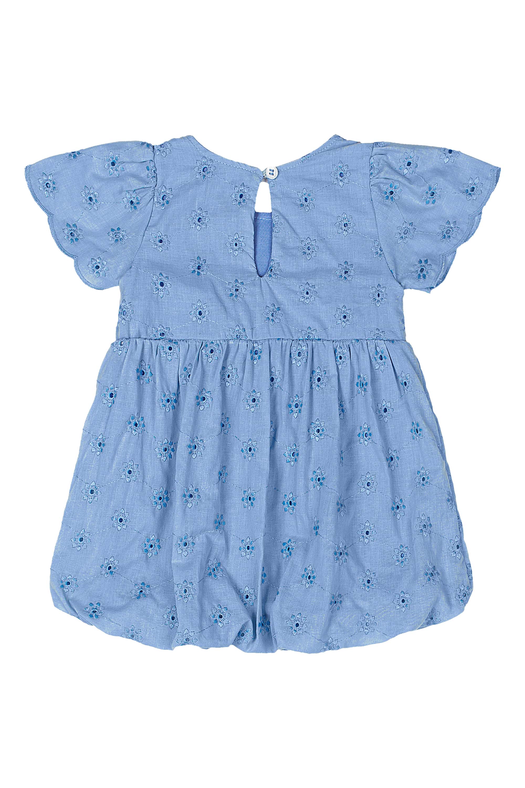 Vestido em Laise para Bebê (Azul) Quimby - Imagem 10