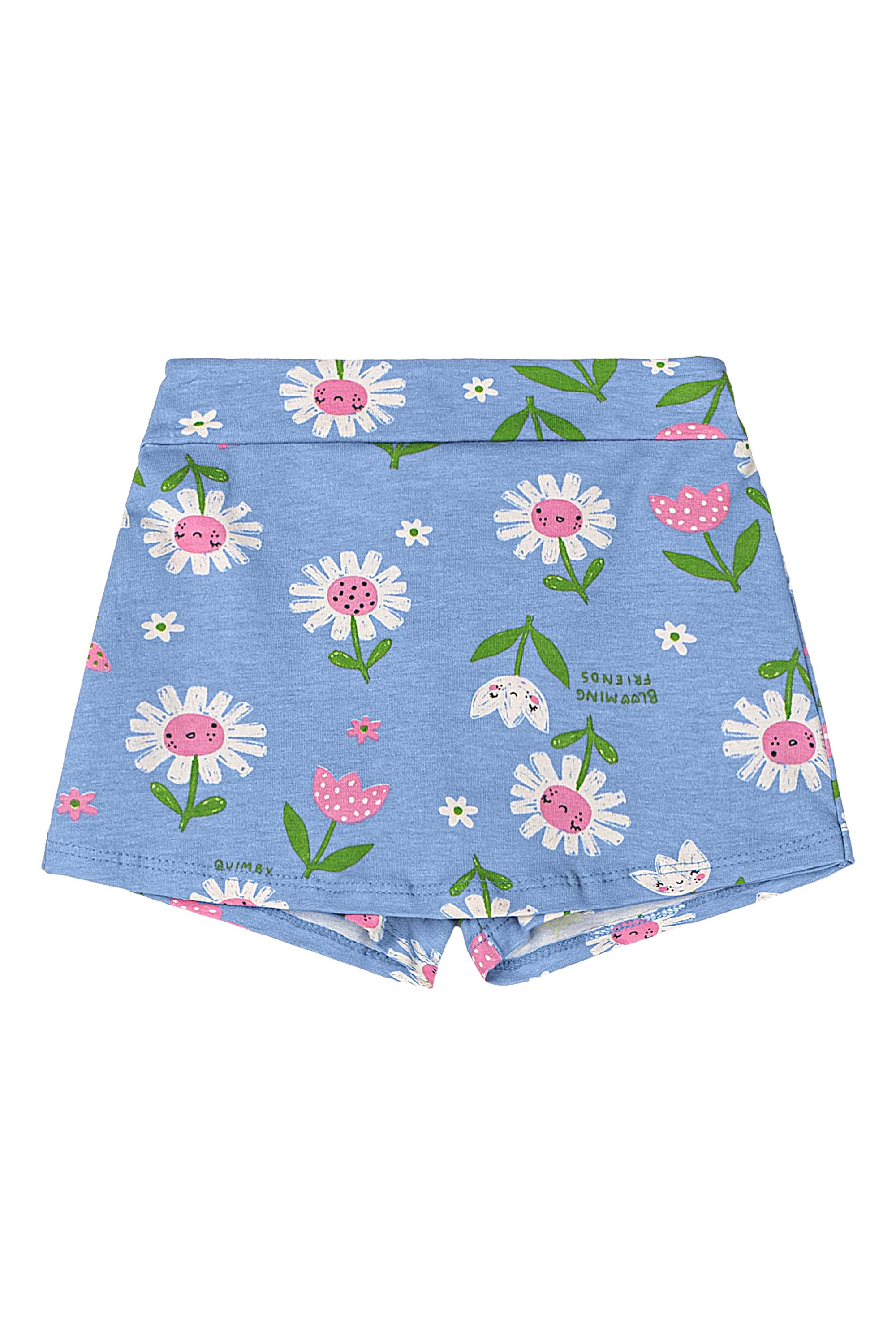 Conjunto Blusa e Short-Saia para Bebê Menina (Bege) Quimby - Imagem 23