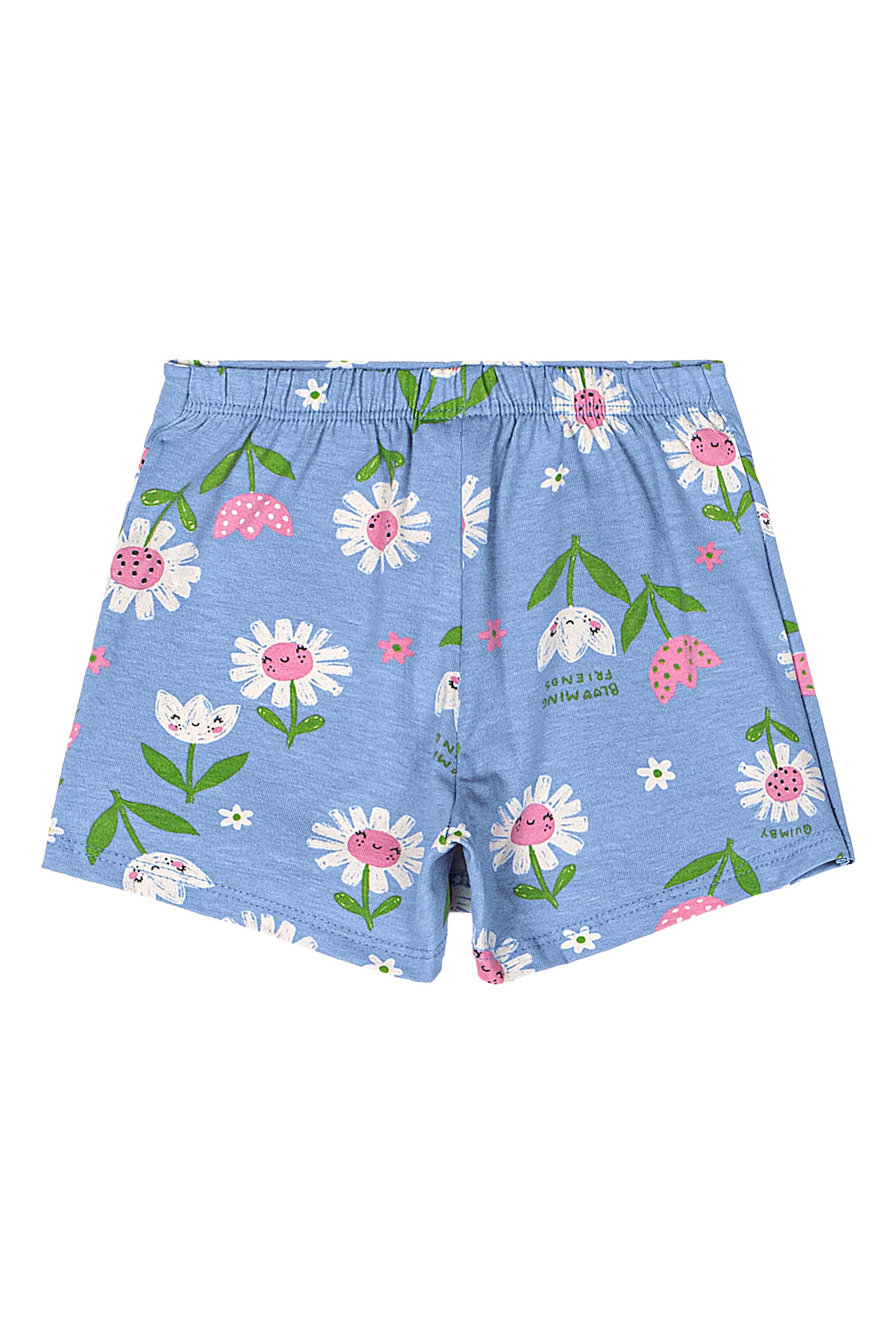 Conjunto Blusa e Short-Saia para Bebê Menina (Bege) Quimby - Imagem 30