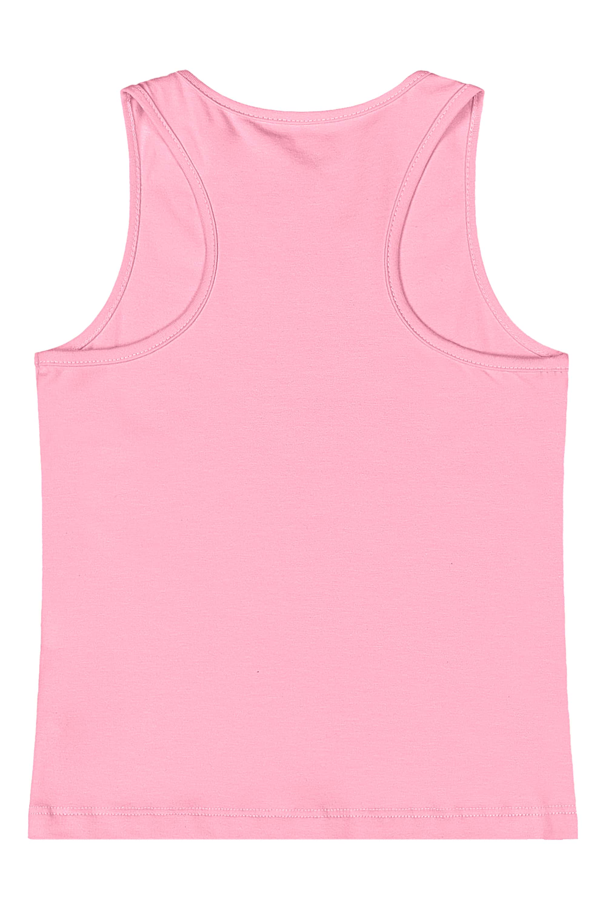 Regata Básica em Cotton para Menina (Rosa) Quimby - Imagem 6