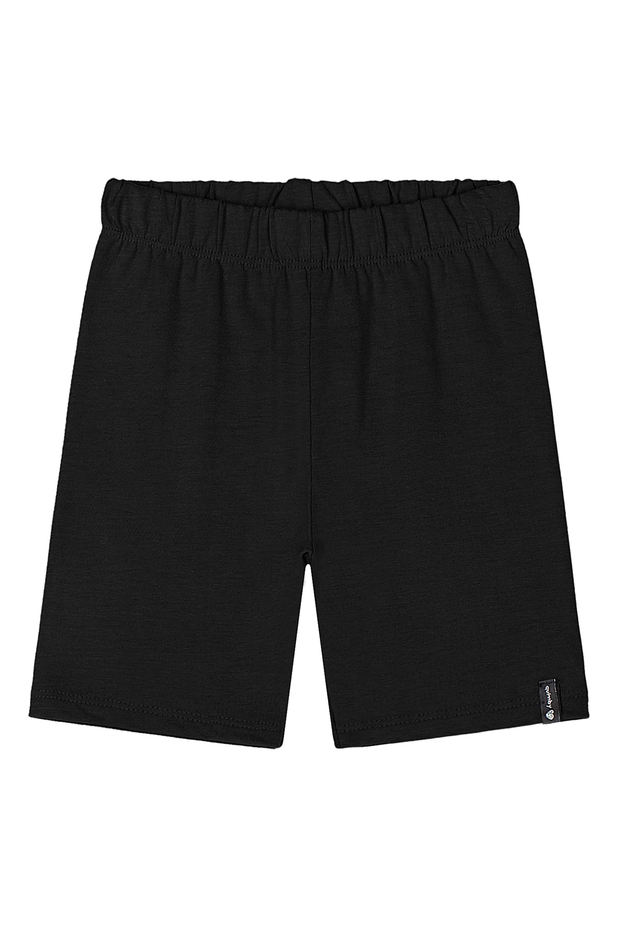 Bermuda Ciclista Básica Infantil Feminina (Preto) Quimby