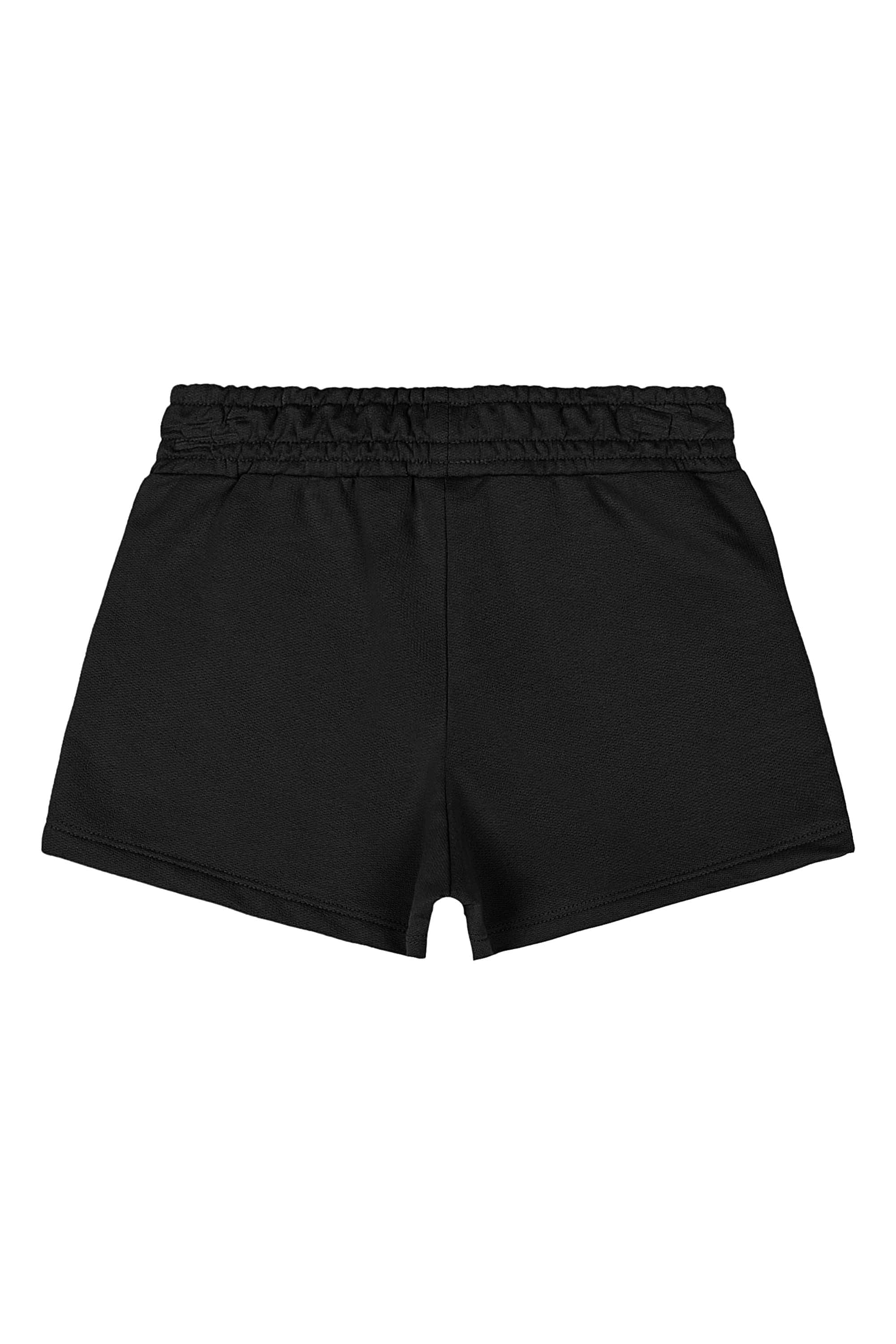 Short Básico em Moletom Infantil Feminino (Preto) Quimby - Imagem 14