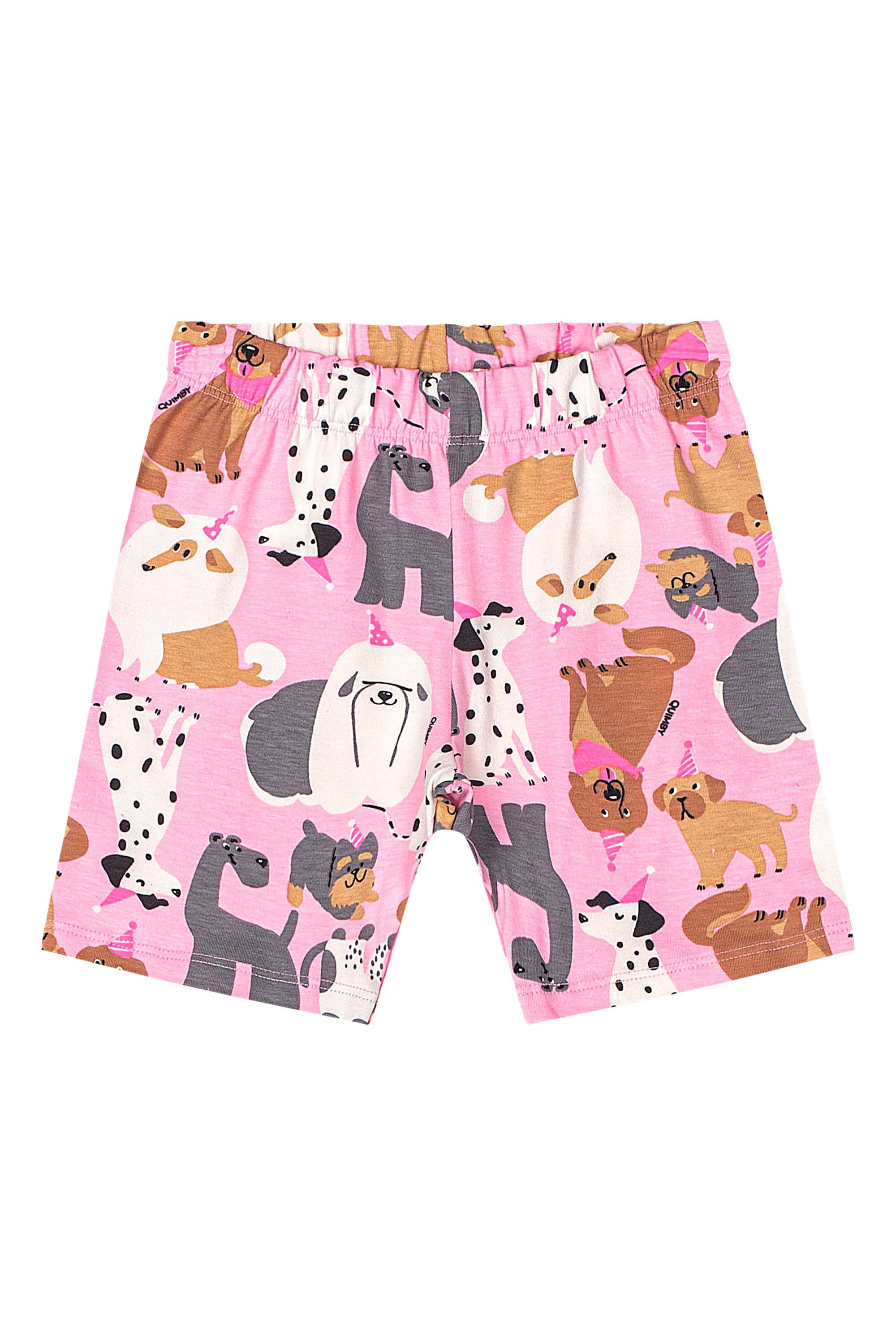 Bermuda Ciclista Estampada Infantil em Cotton (Roxo) Quimby - Imagem 7