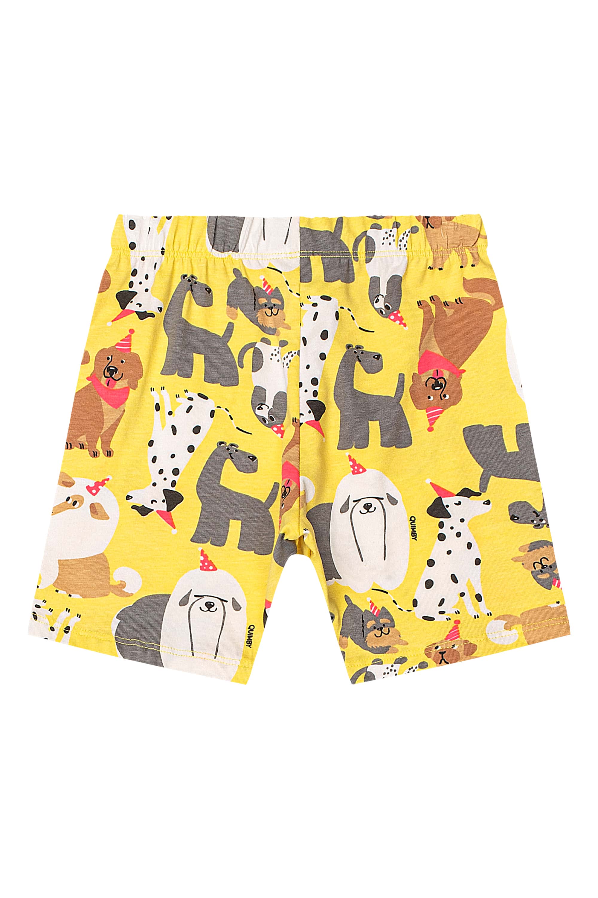 Bermuda Ciclista Estampada Infantil em Cotton (Amarelo) Quimby - Imagem 20