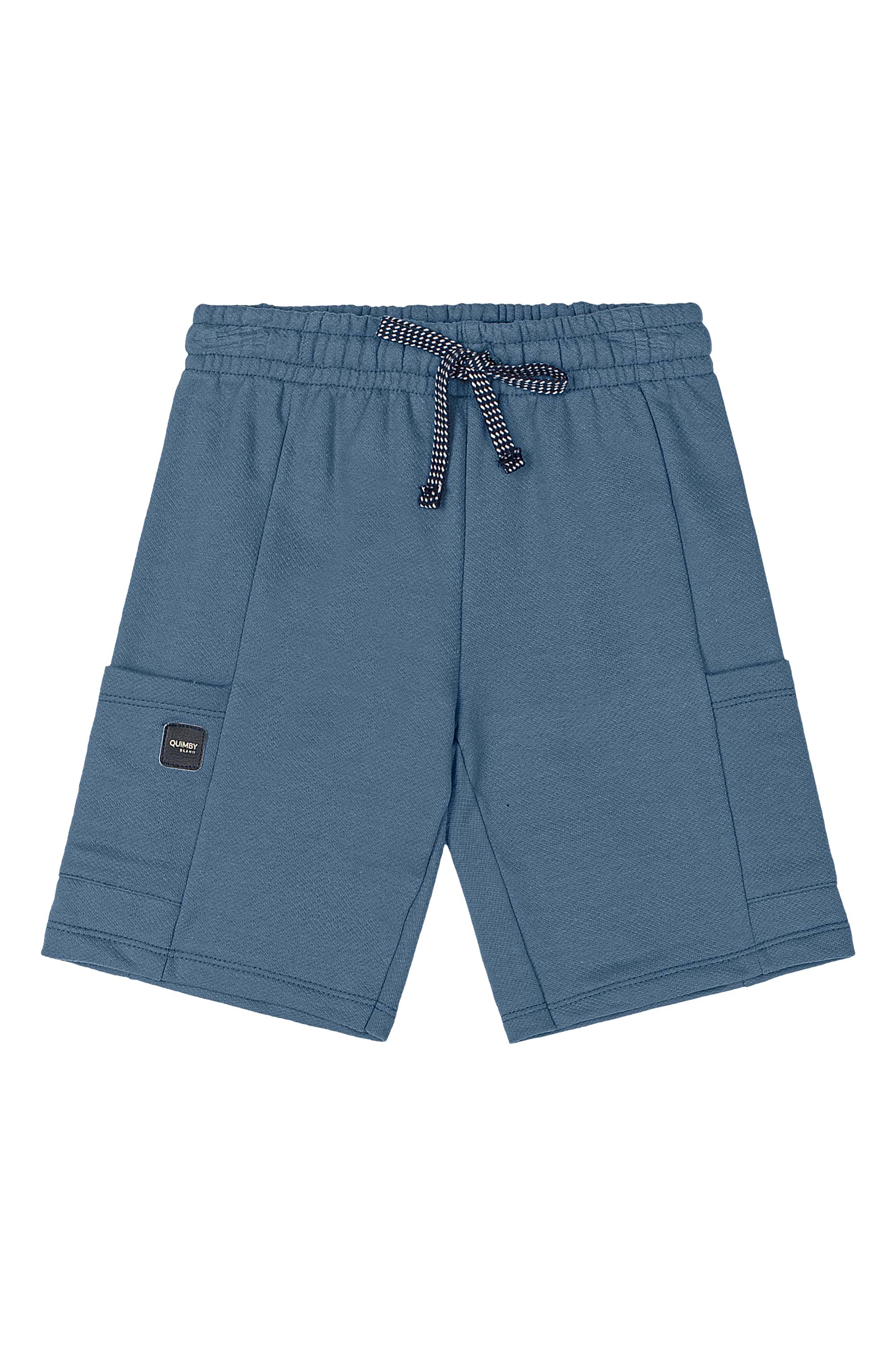 Conjunto Infantil com Camiseta e Bermuda para Menino (Azul Marinho) Quimby - Imagem 10