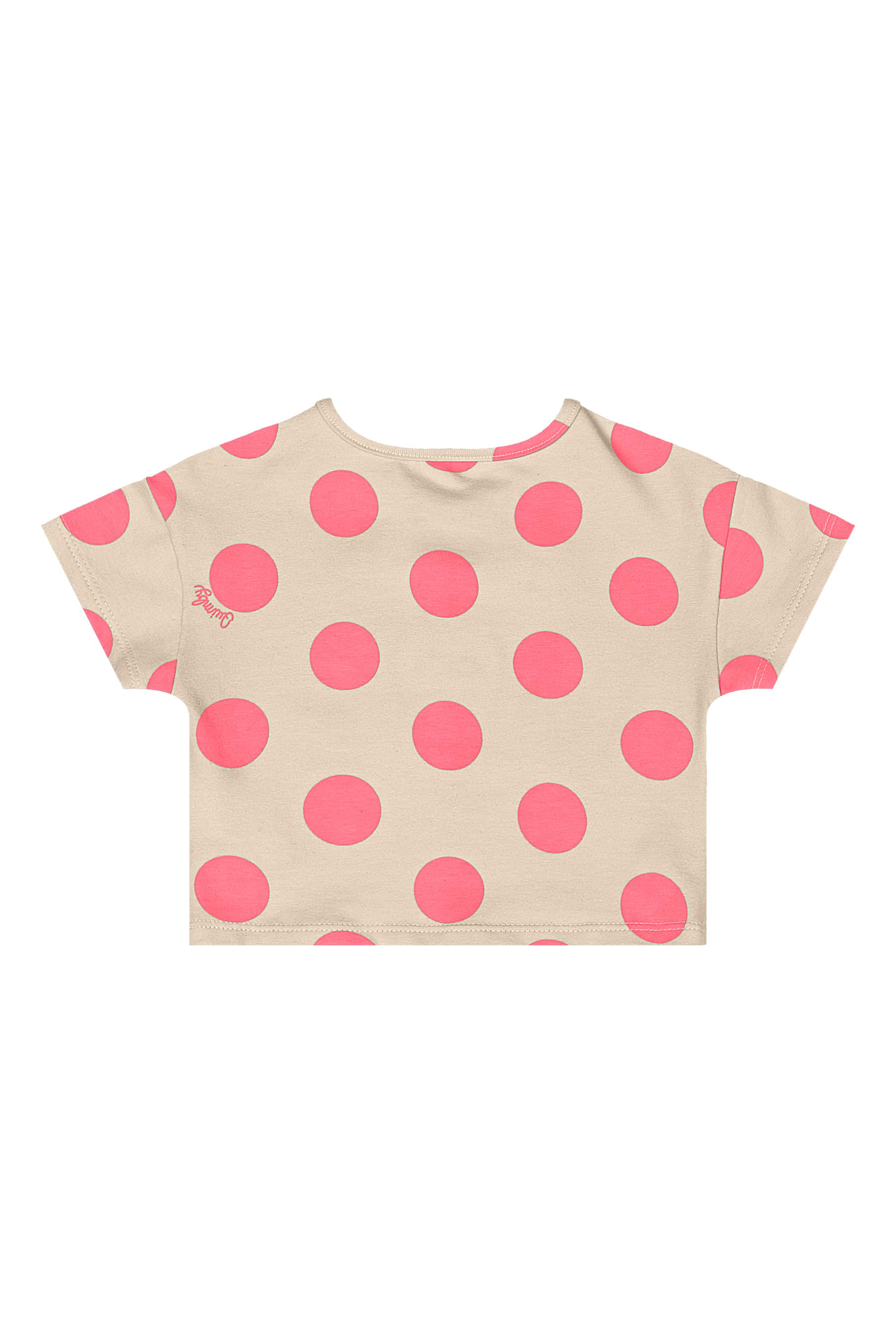 Conjunto com Blusa e Short para Bebê Menina (Rosa) Quimby - Imagem 5