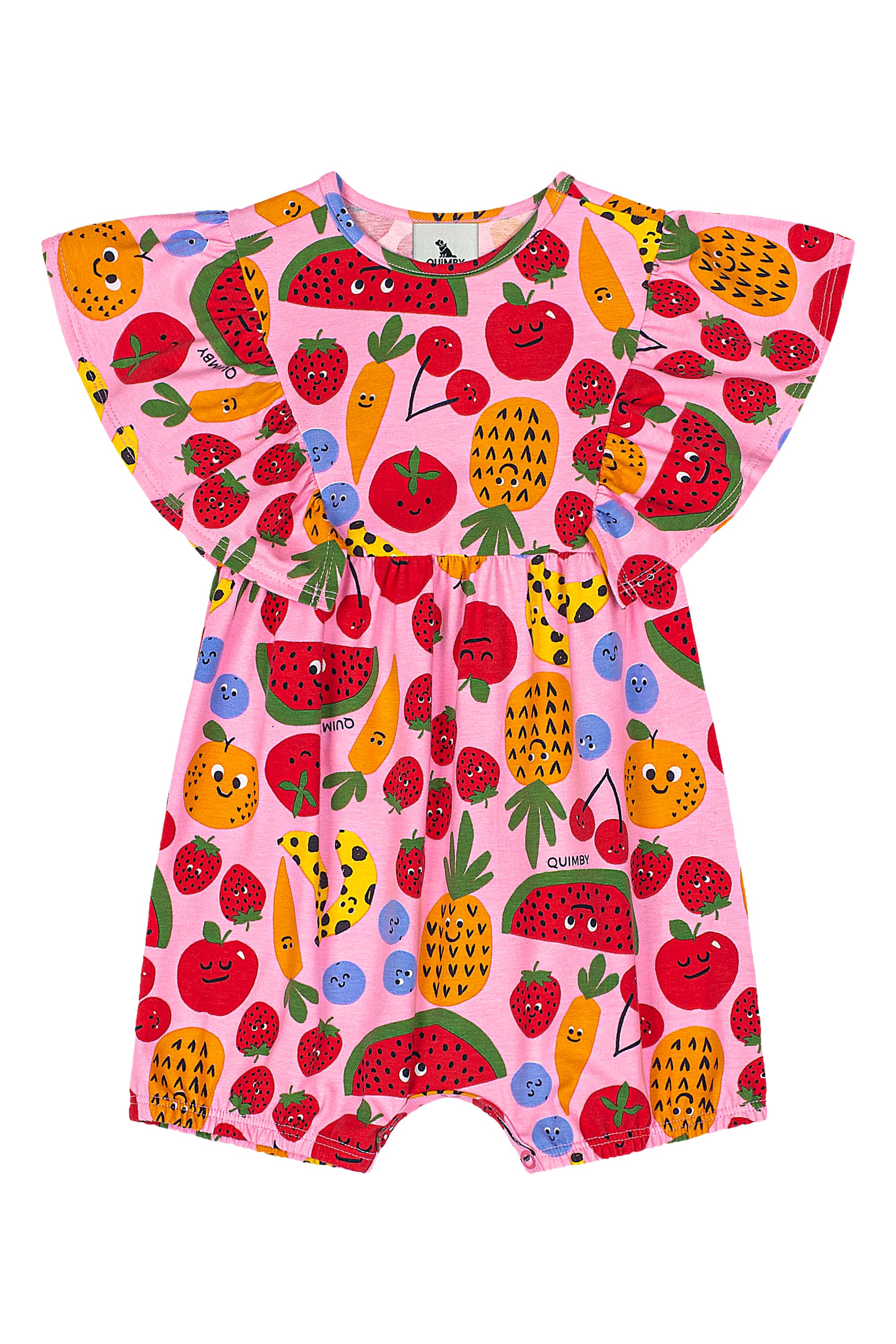 Banho de Sol de Frutinhas para Bebê Menina (Rosa) Quimby - Imagem 5