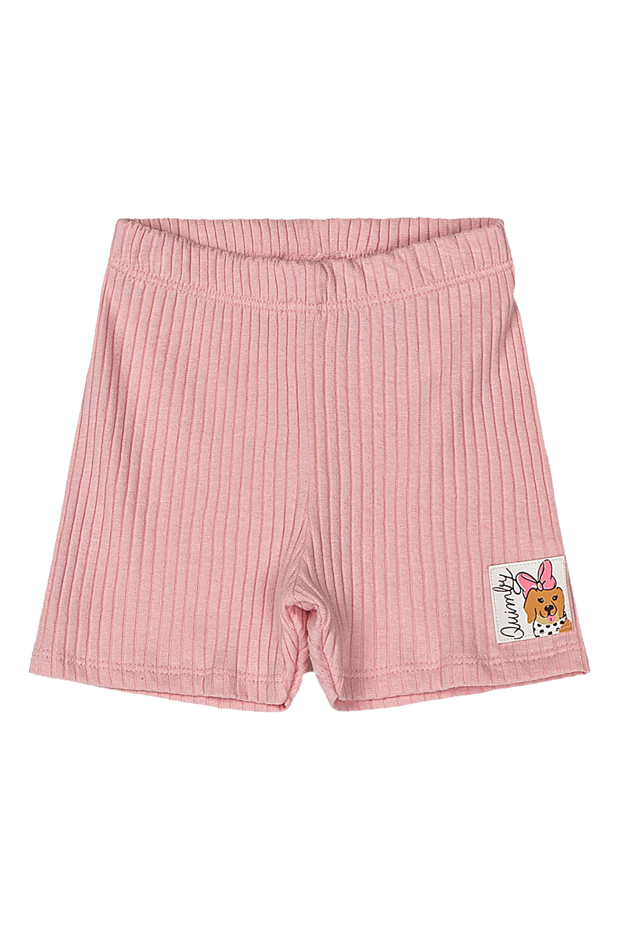 Conjunto Bebê com Blusa e Bermuda Ciclista (Rosa) Quimby - Imagem 28