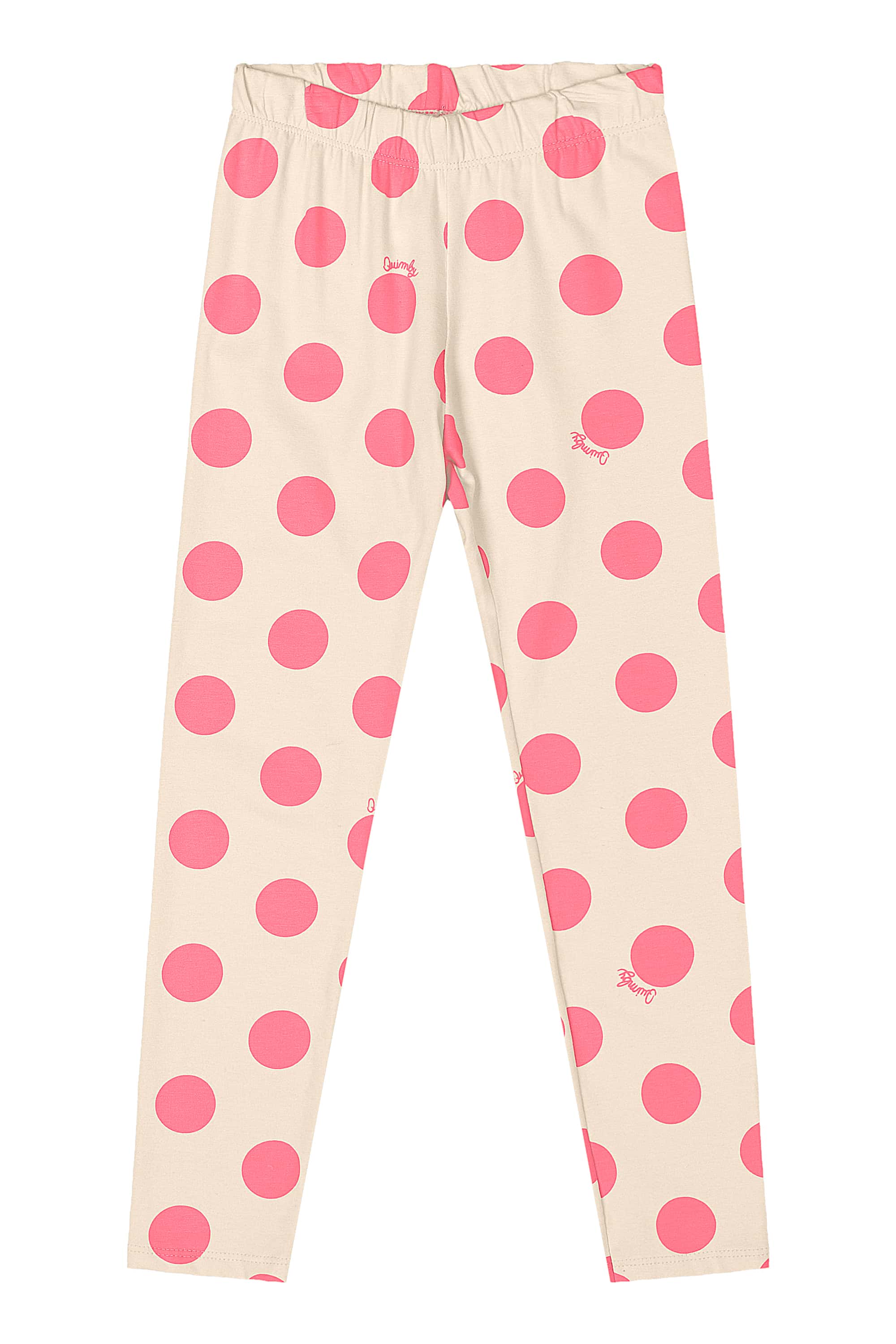 Conjunto com Blusa e Calça Legging de Bolinhas (Rosa) Quimby - Imagem 22