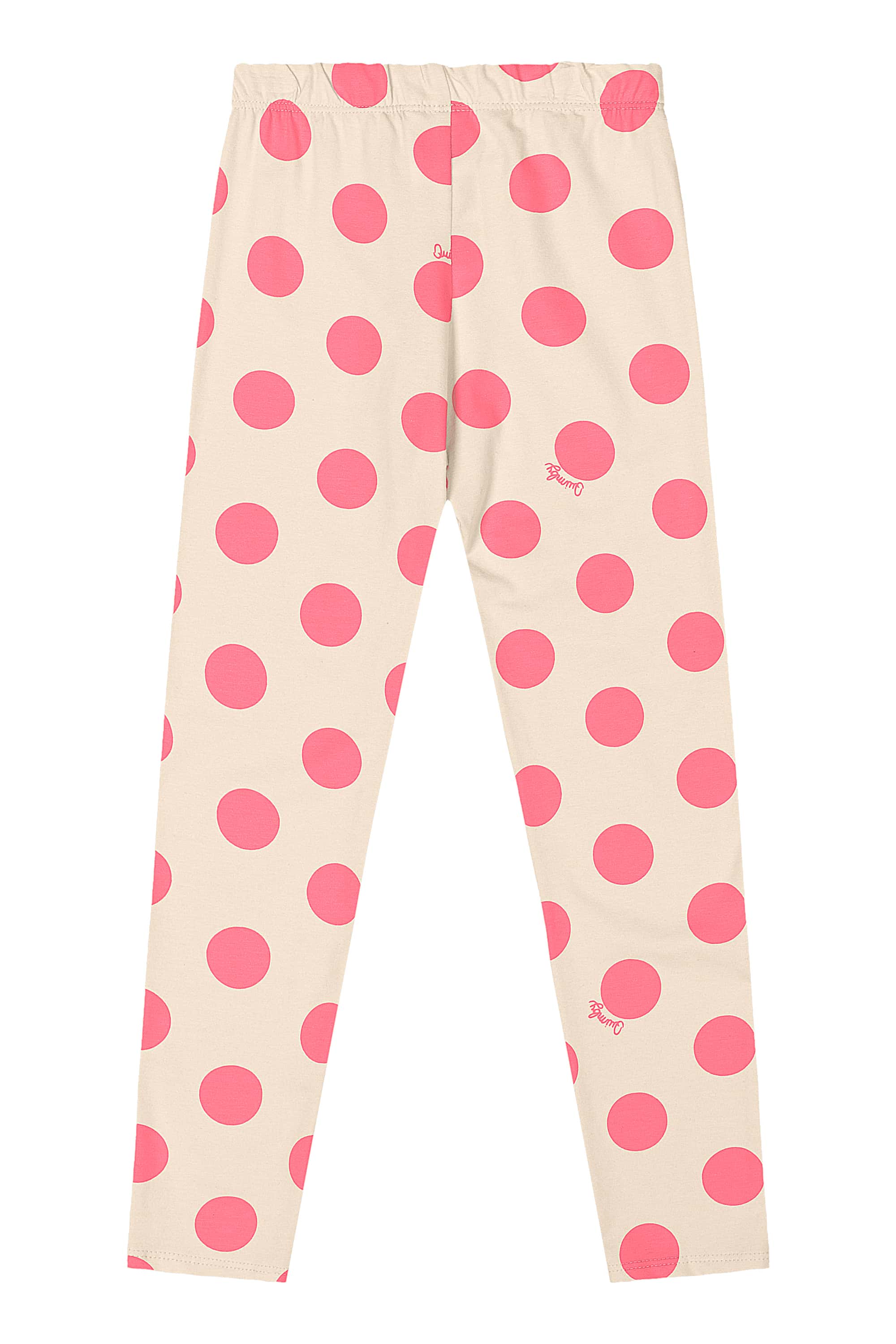 Conjunto com Blusa e Calça Legging de Bolinhas (Rosa) Quimby - Imagem 42