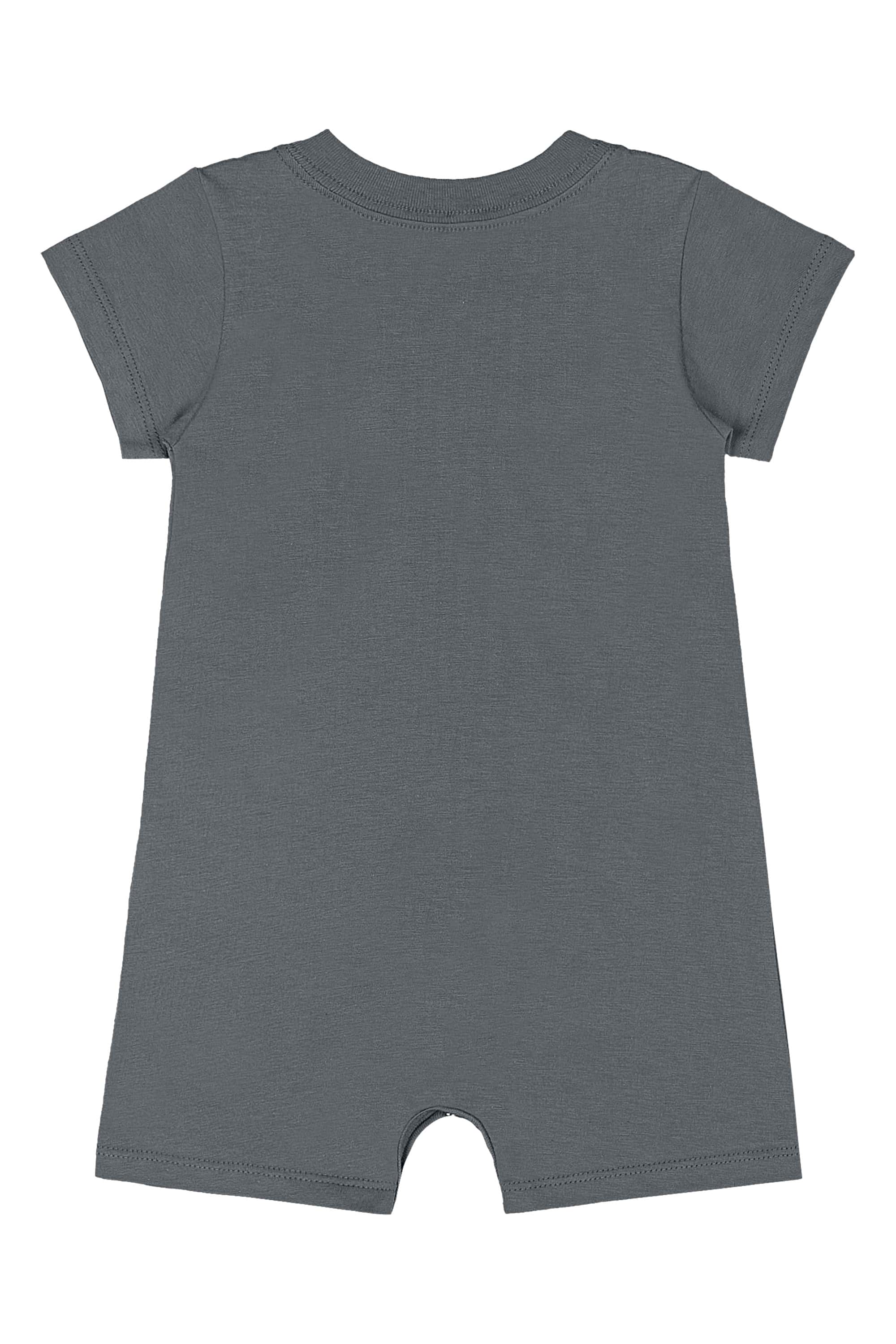 Macaquinho Dino para Bebê Menino (Cinza Escuro) Quimby - Imagem 4