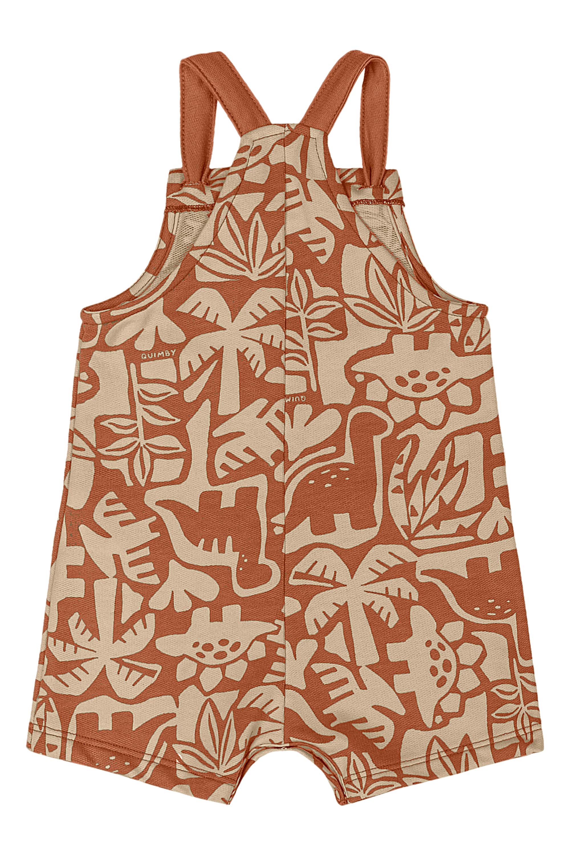 Conjunto Bebê com Camiseta e Jardineira (Bege) Quimby - Imagem 18