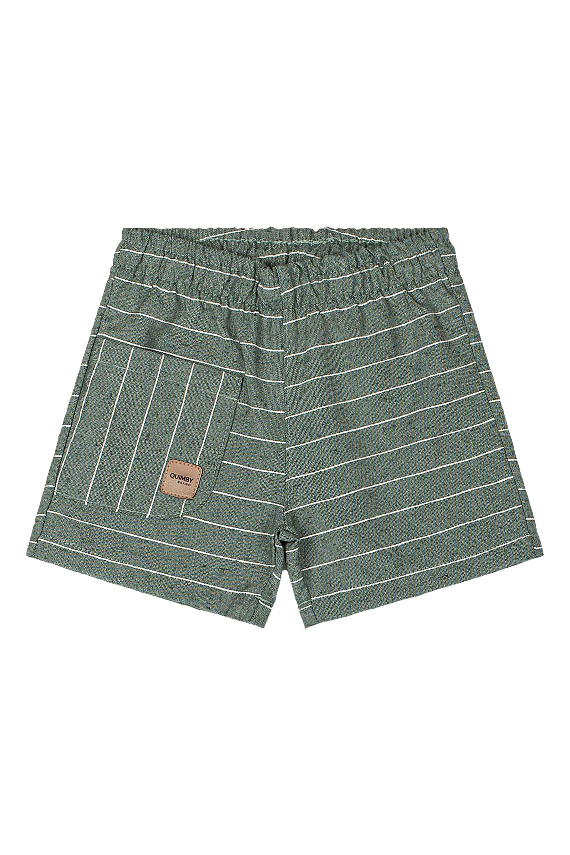 Conjunto Bebê com Camisa Polo e Bermuda (Marrom) Quimby - Imagem 8