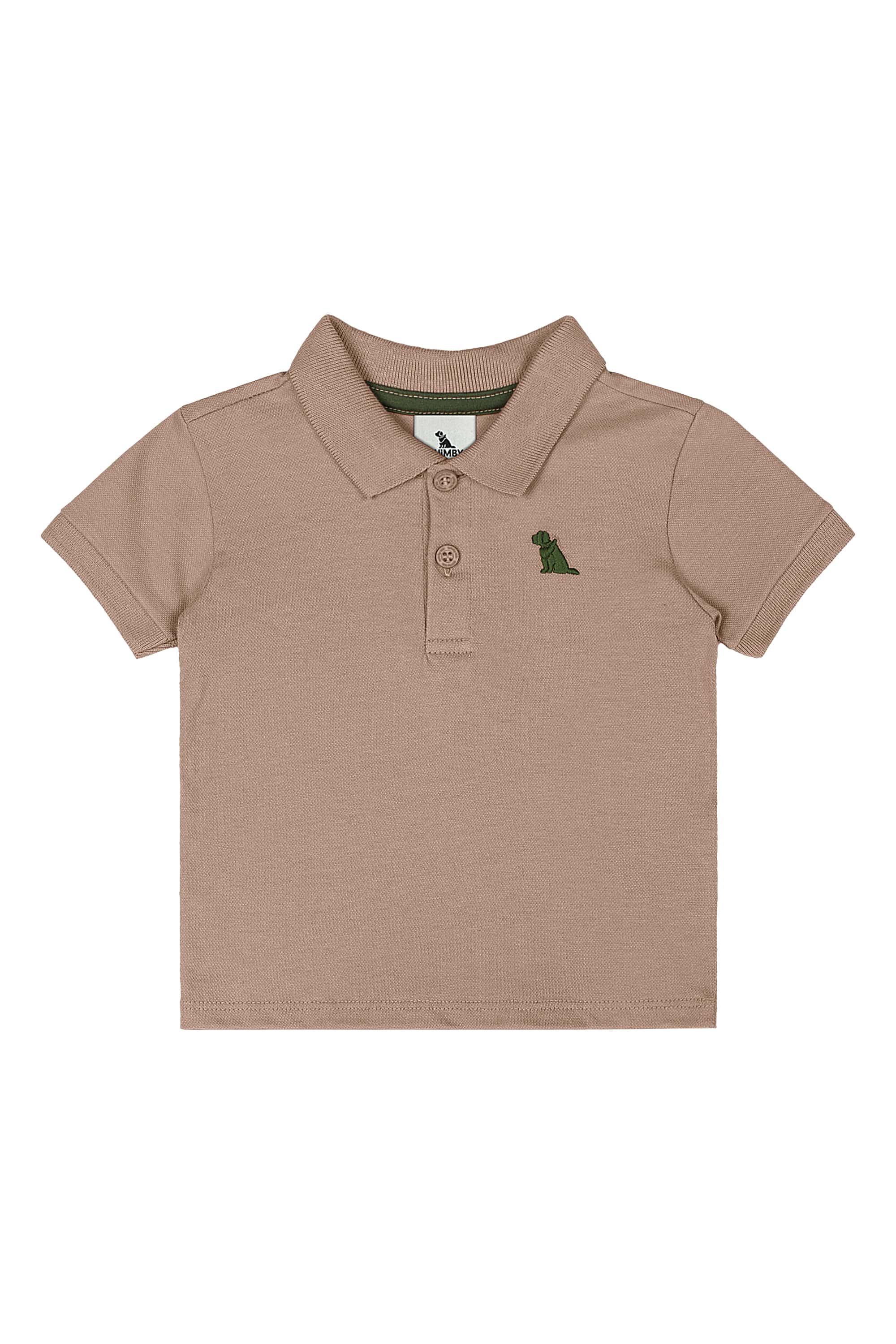 Conjunto Bebê com Camisa Polo e Bermuda (Marrom) Quimby - Imagem 27