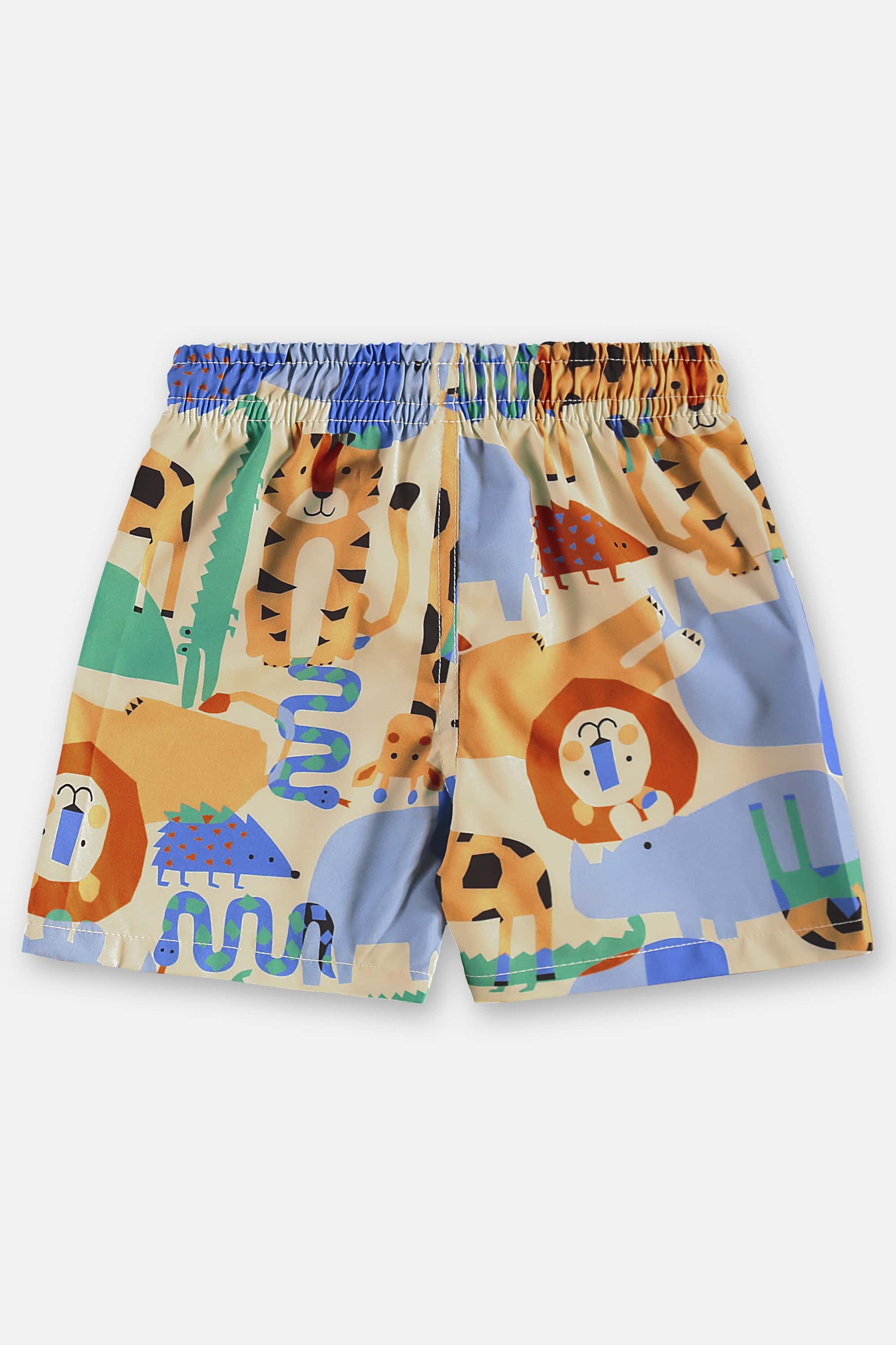 Conjunto com Regata e Short Animais Infantil Masculino (Amarelo) Up Baby - Imagem 7