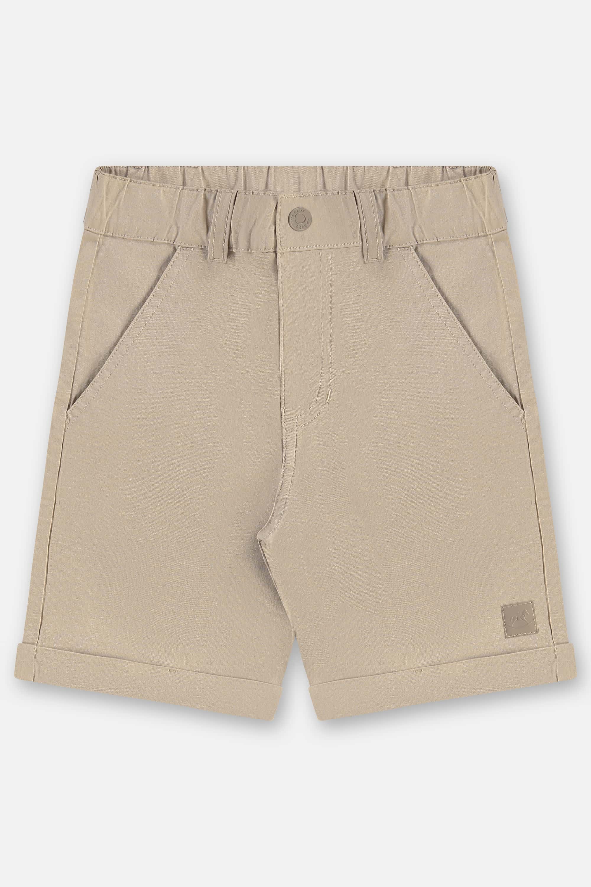 Bermuda Infantil Masculina em Sarja com Elastano (Bege) Up Baby - Imagem 22