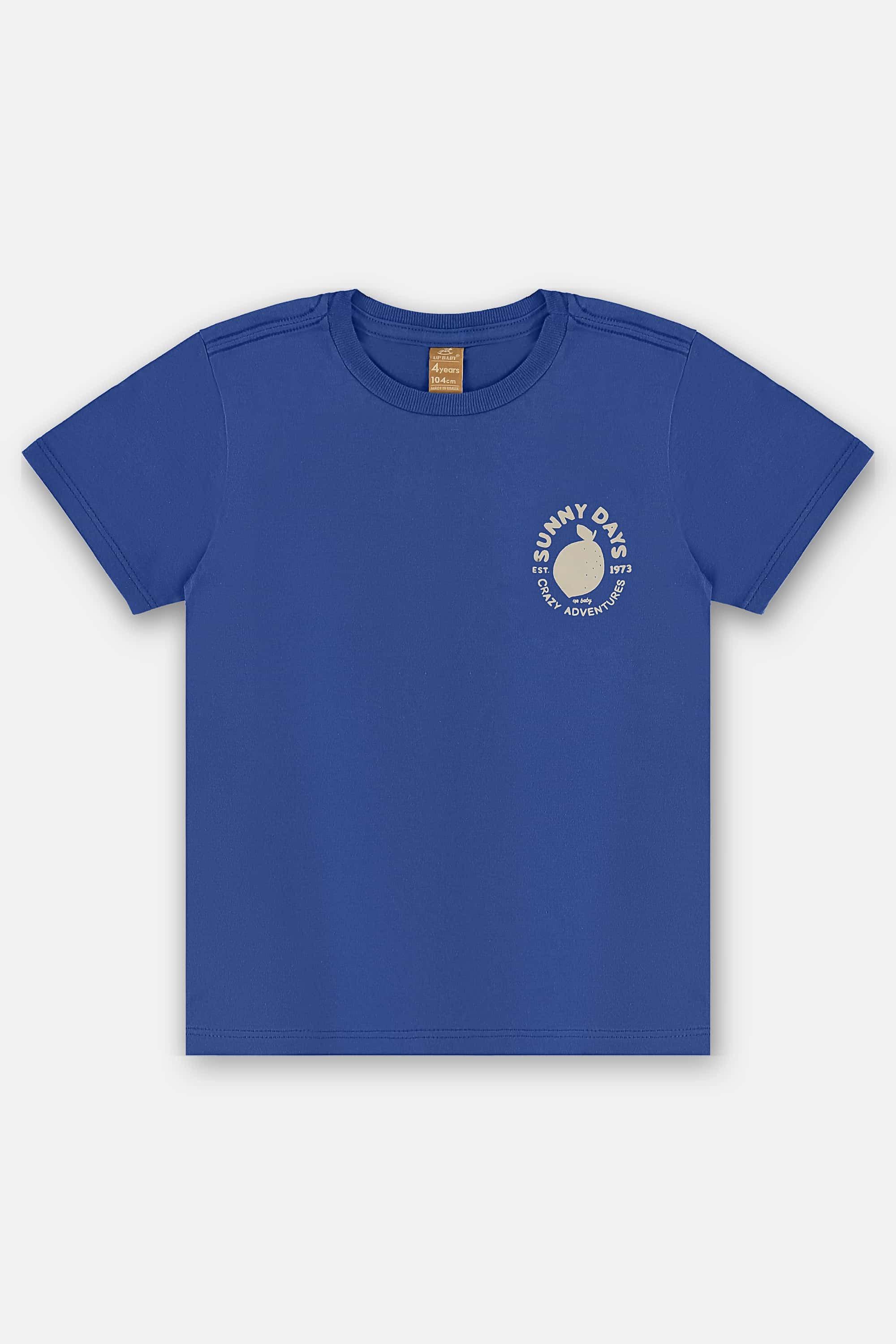 Conjunto Infantil Masculino com Camiseta e Short Frutas (Azul Marinho) Up Baby - Imagem 38