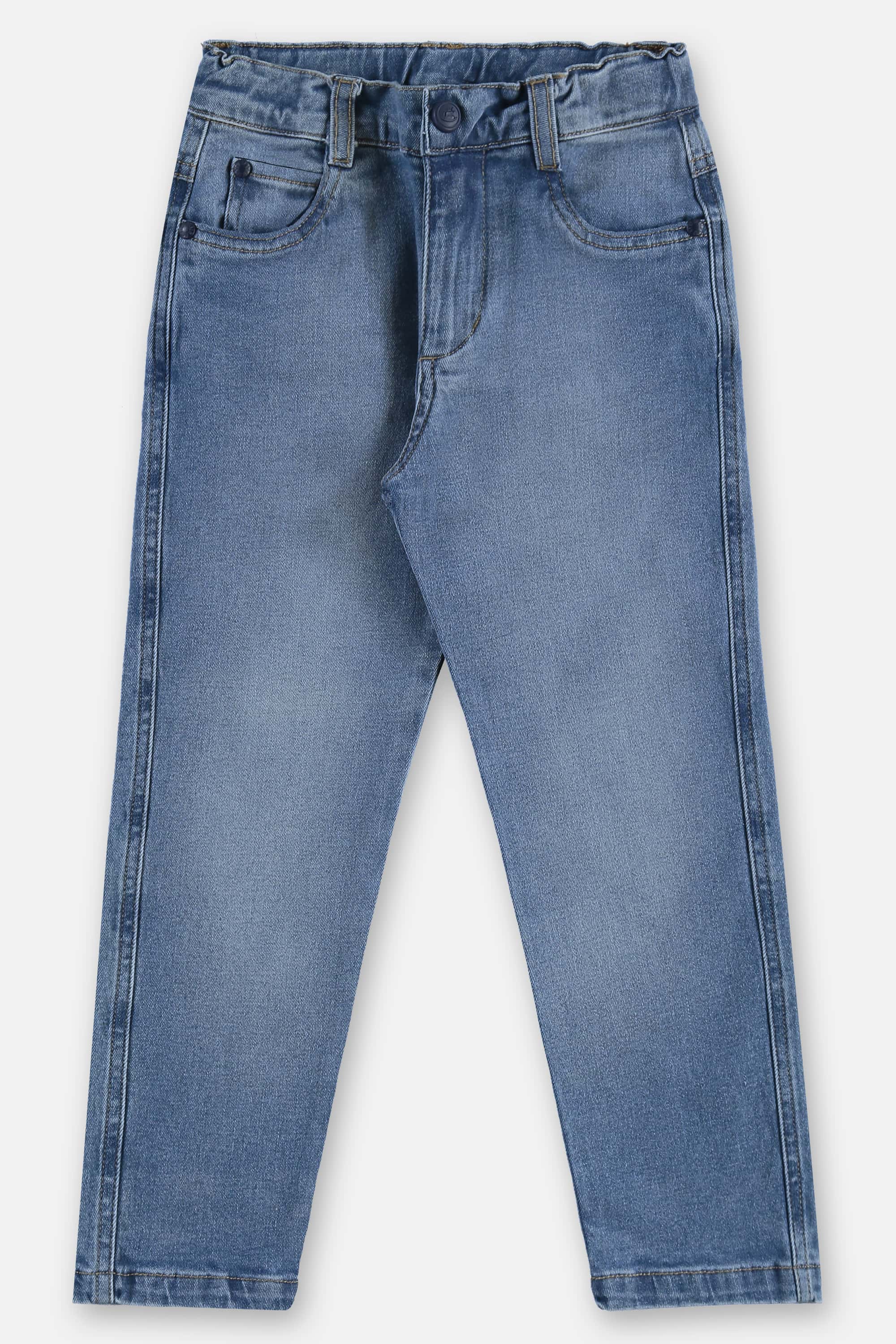 Calça Jeans com Elastano Infantil Masculina (Azul) Up Baby - Imagem 7
