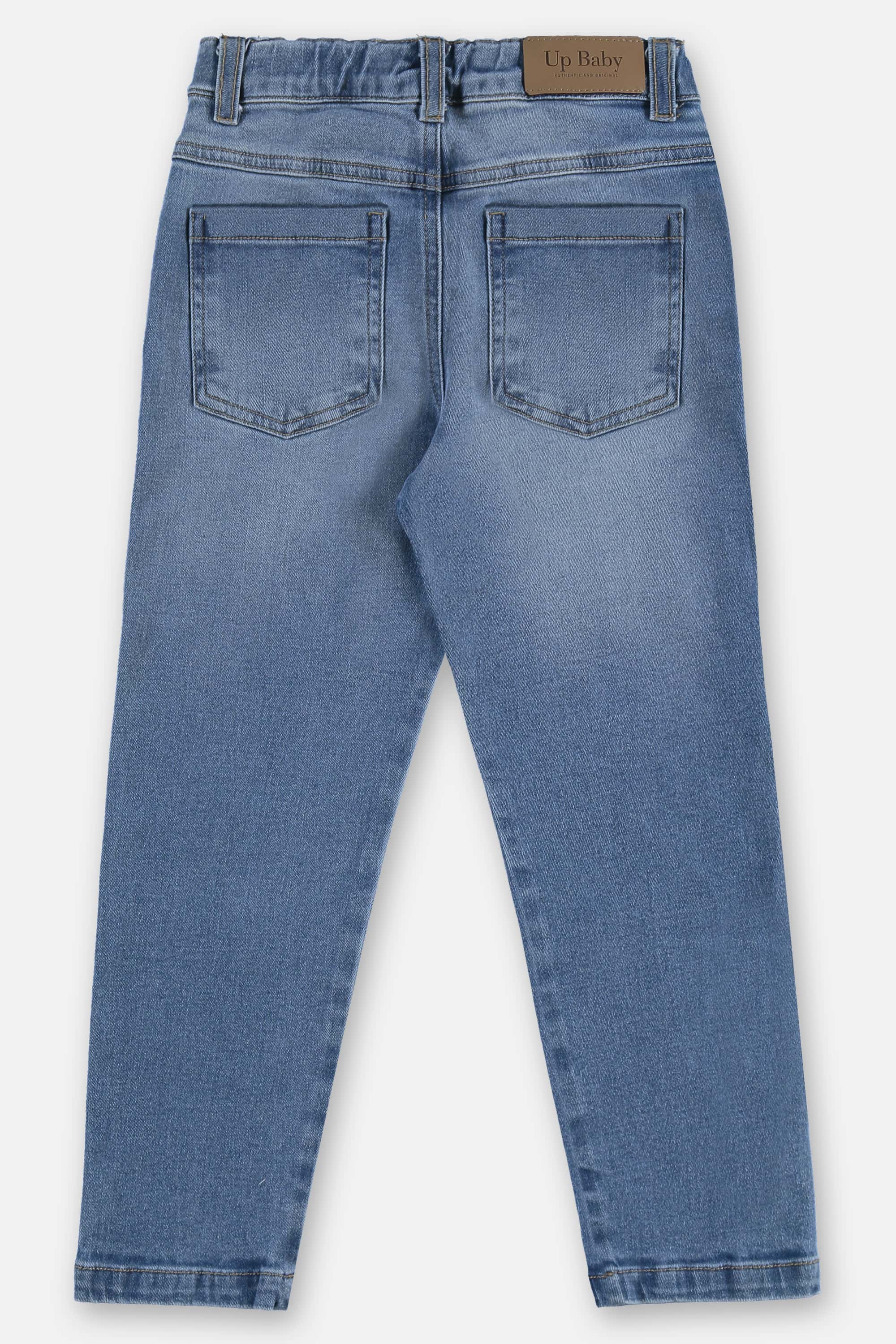 Calça Jeans com Elastano Infantil Masculina (Azul) Up Baby - Imagem 5