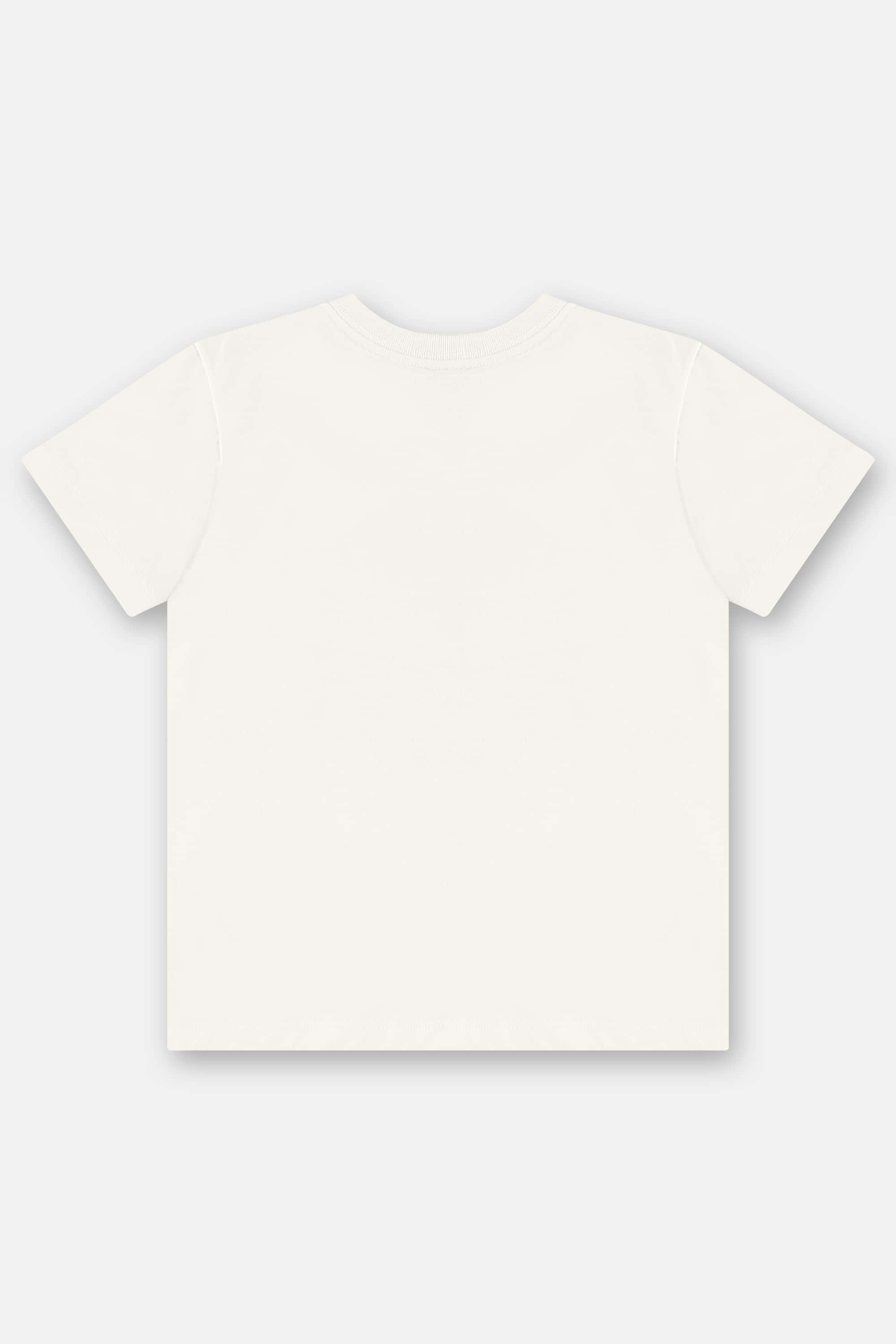 Camiseta Leão em Algodão Infantil Masculina (Off White) Up Baby - Imagem 3