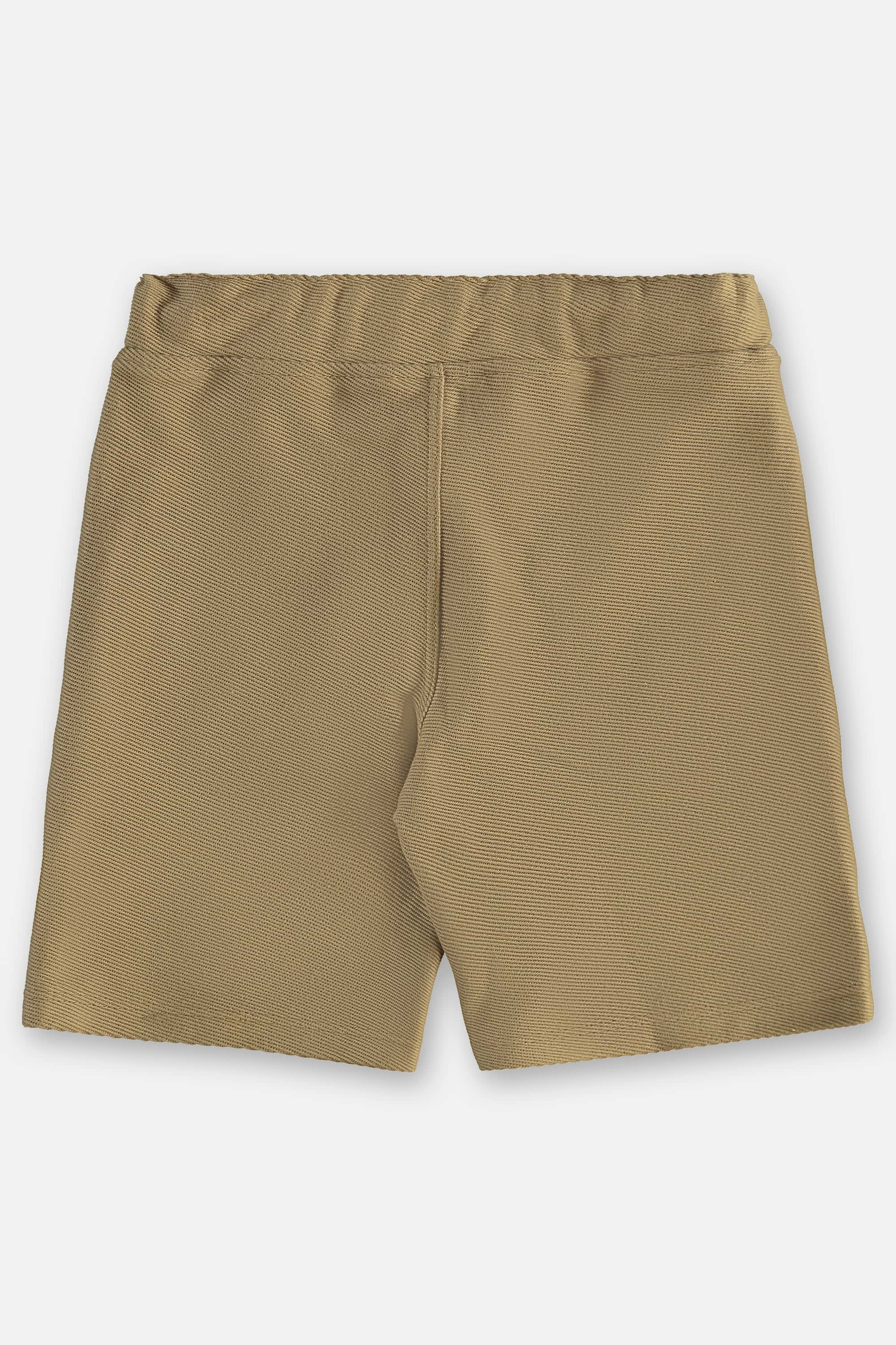 Bermuda Infantil Masculina em Malha Sarjada (Marrom) Up Baby - Imagem 23