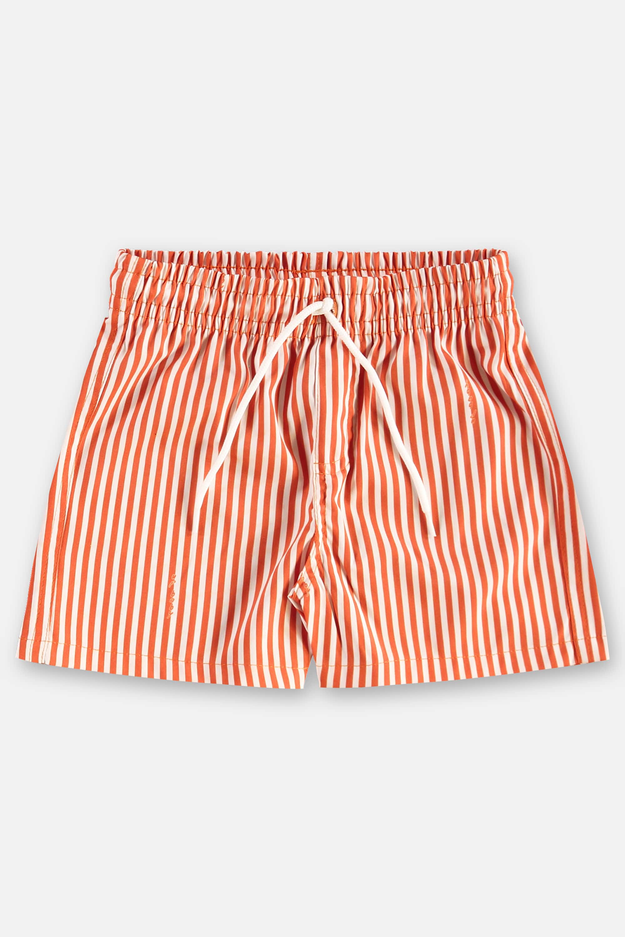 Conjunto Infantil Masculino com Camiseta e Short Listrado (Laranja) Up Baby - Imagem 11