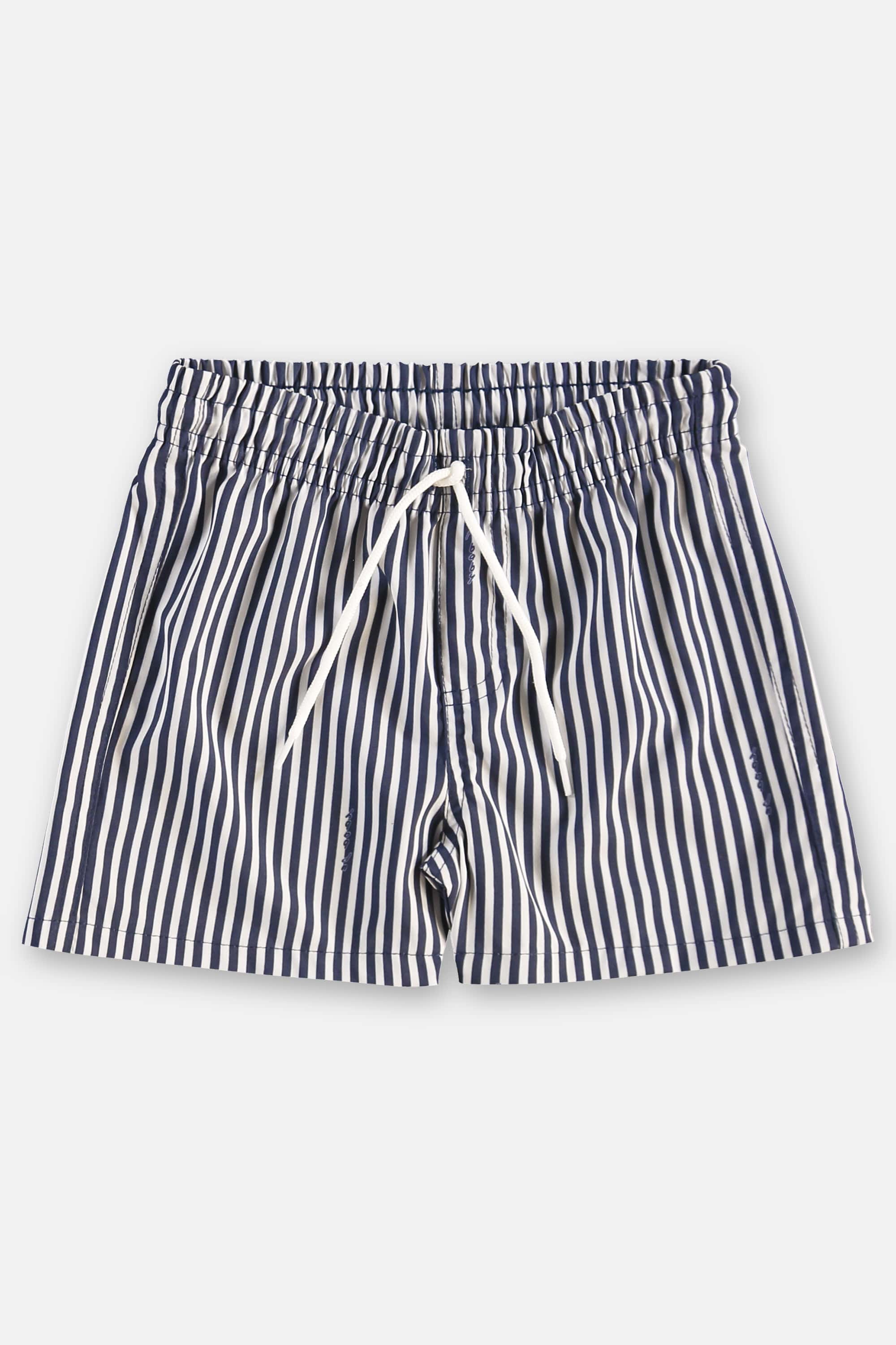 Conjunto Infantil Masculino com Camiseta e Short Listrado (Azul) Up Baby - Imagem 53