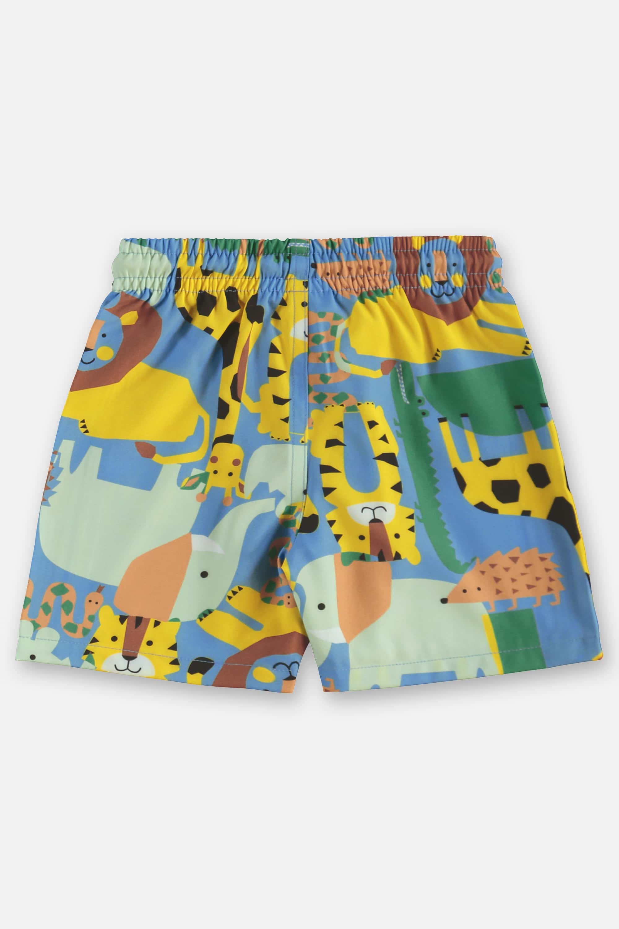 Conjunto Infantil Masculino com Camiseta e Short Animais (Azul) Up Baby - Imagem 49