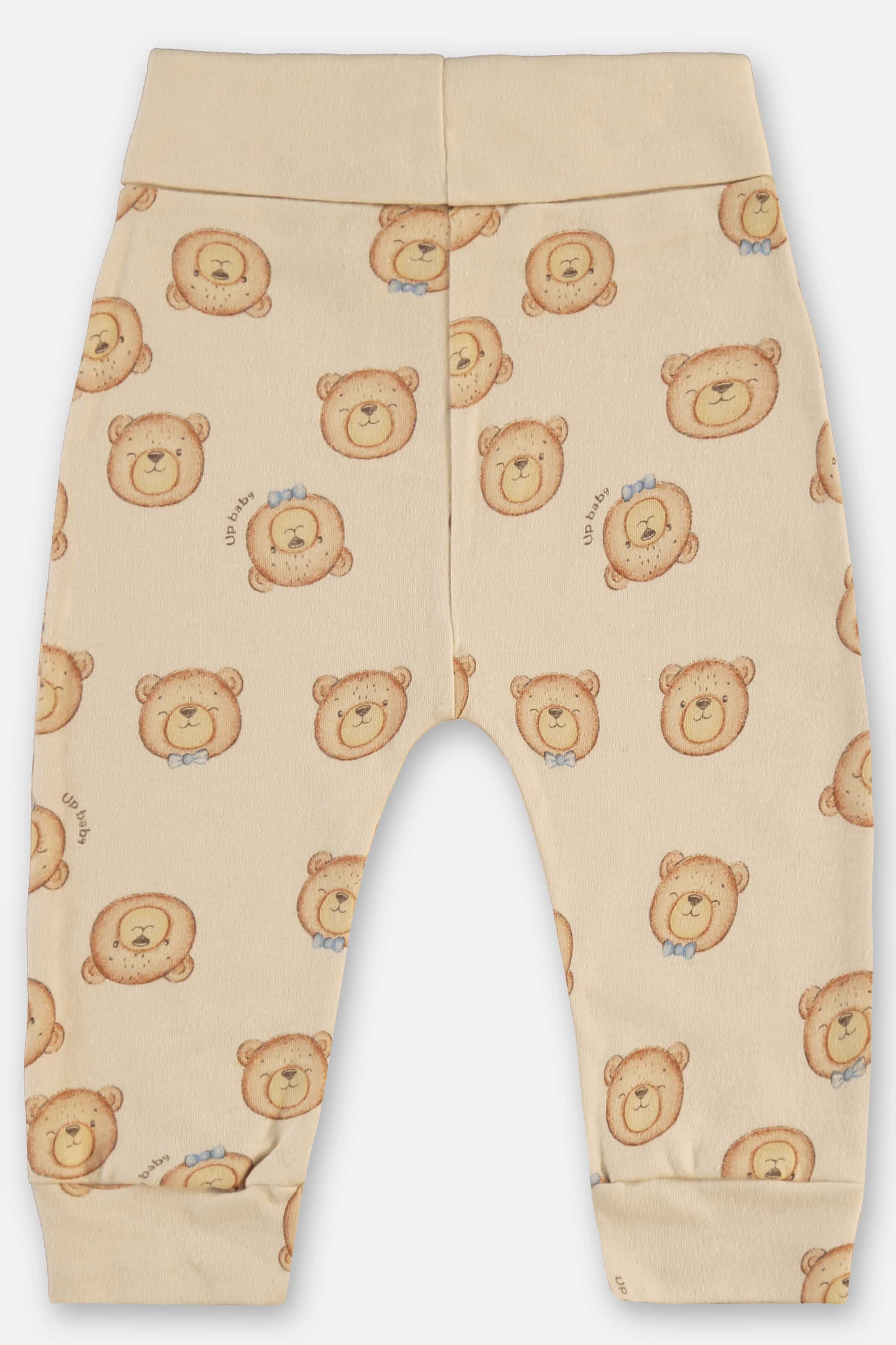 Calça Unissex para Bebê em Suedine Comfy (Bege) Up Baby - Imagem 2