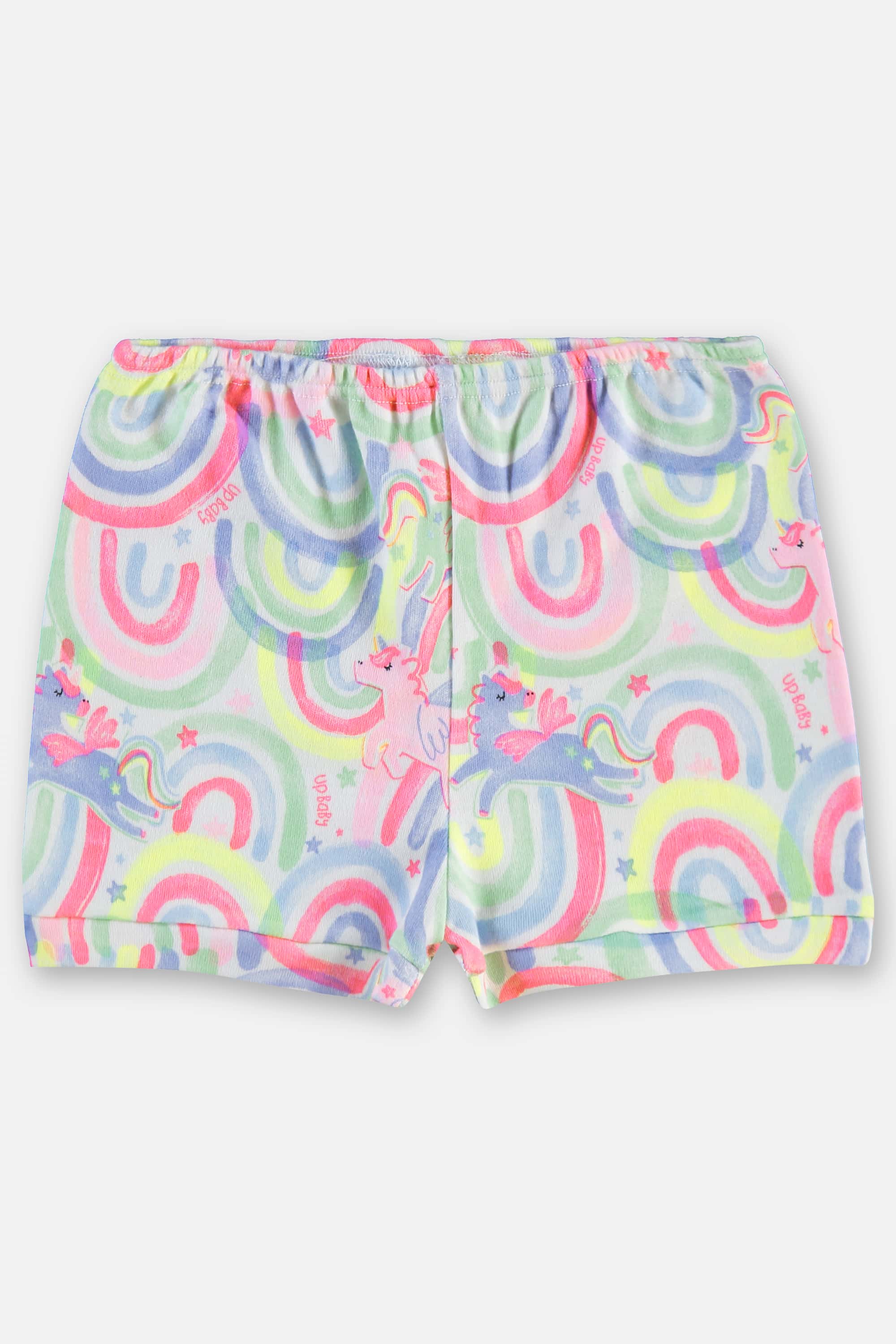 Shorts em Suedine Essentials para Bebê Menina (Multicolor) Up Baby