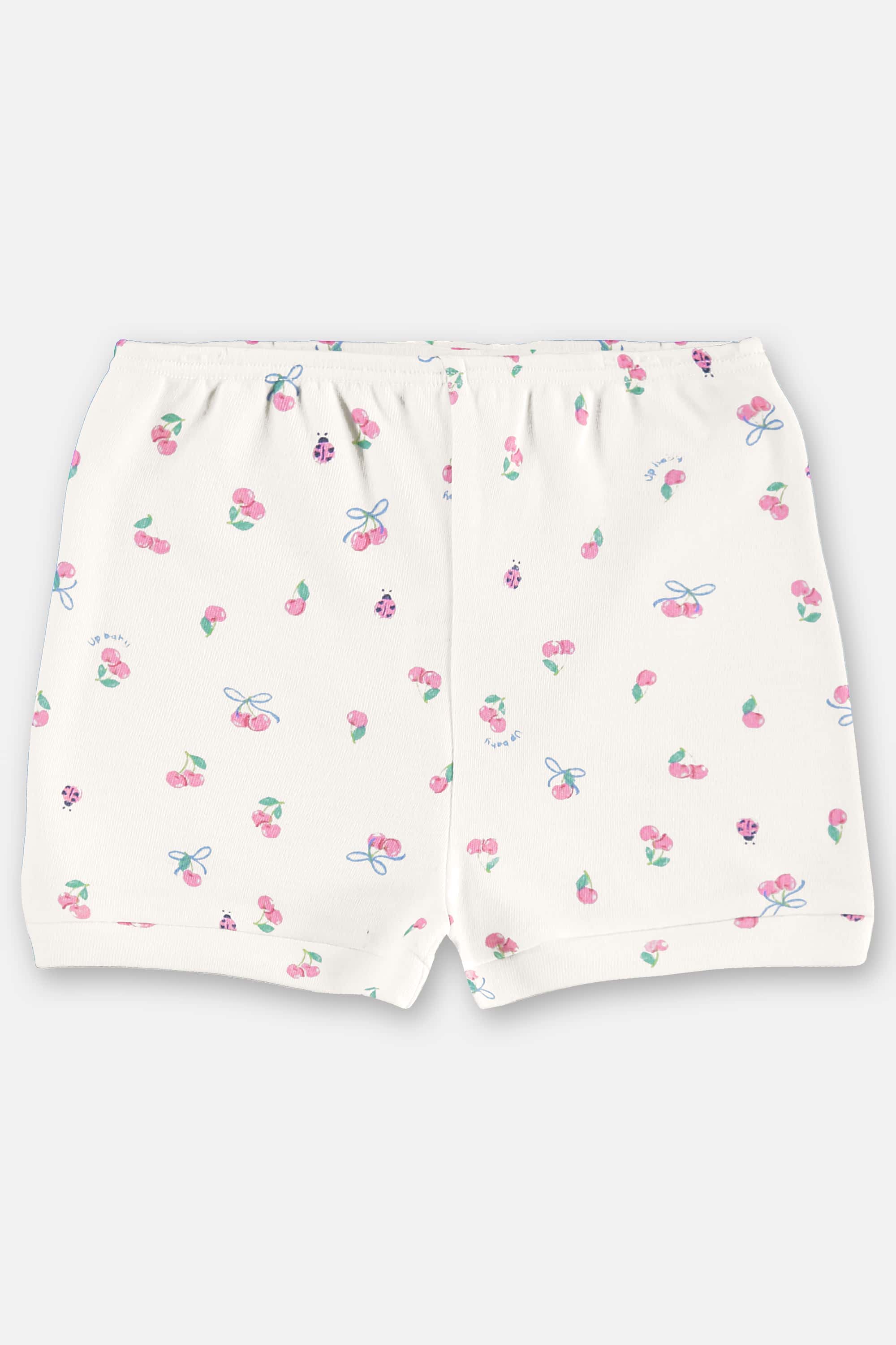 Shorts em Suedine Essentials para Bebê Menina (Bege) Up Baby