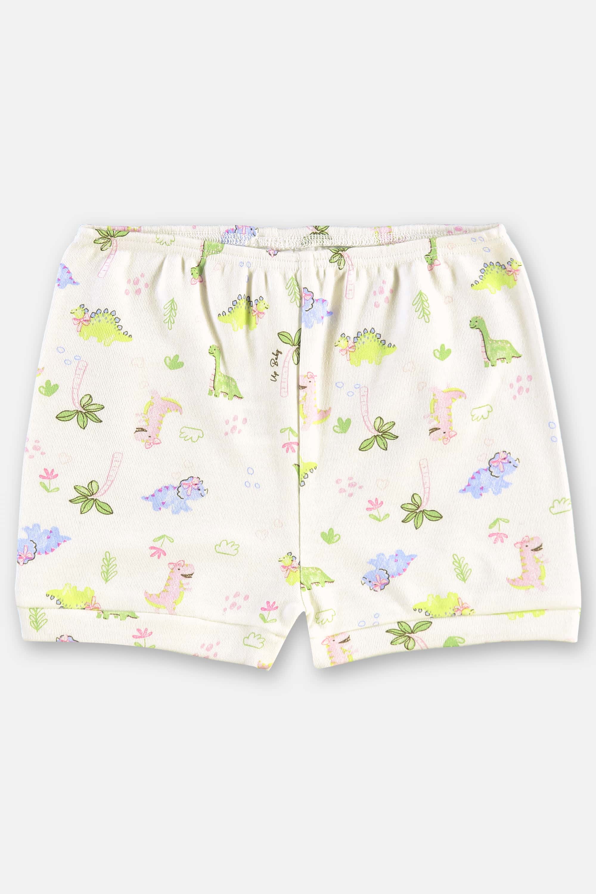 Shorts em Suedine Essentials para Bebê Menina (Off White) Up Baby - Imagem 5