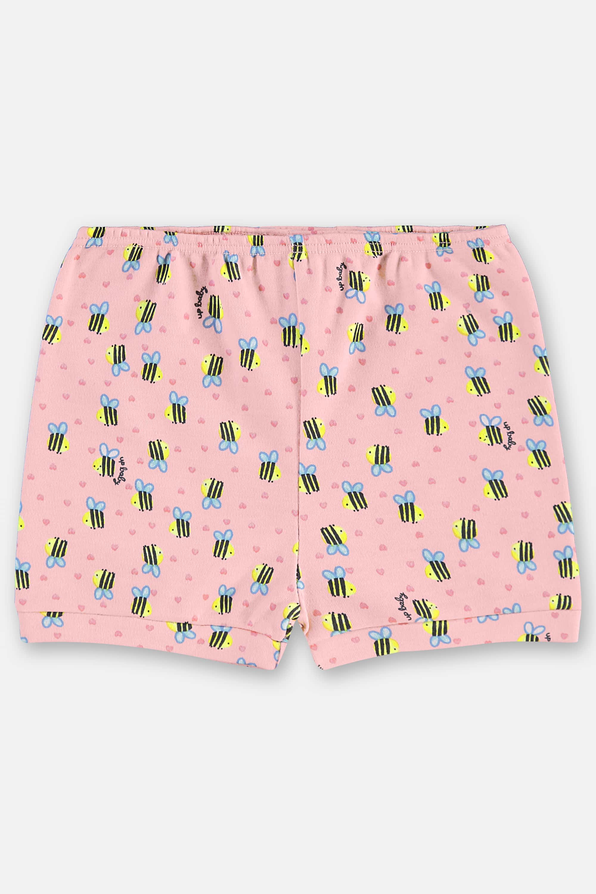 Shorts em Suedine Essentials para Bebê Menina (Rosa) Up Baby