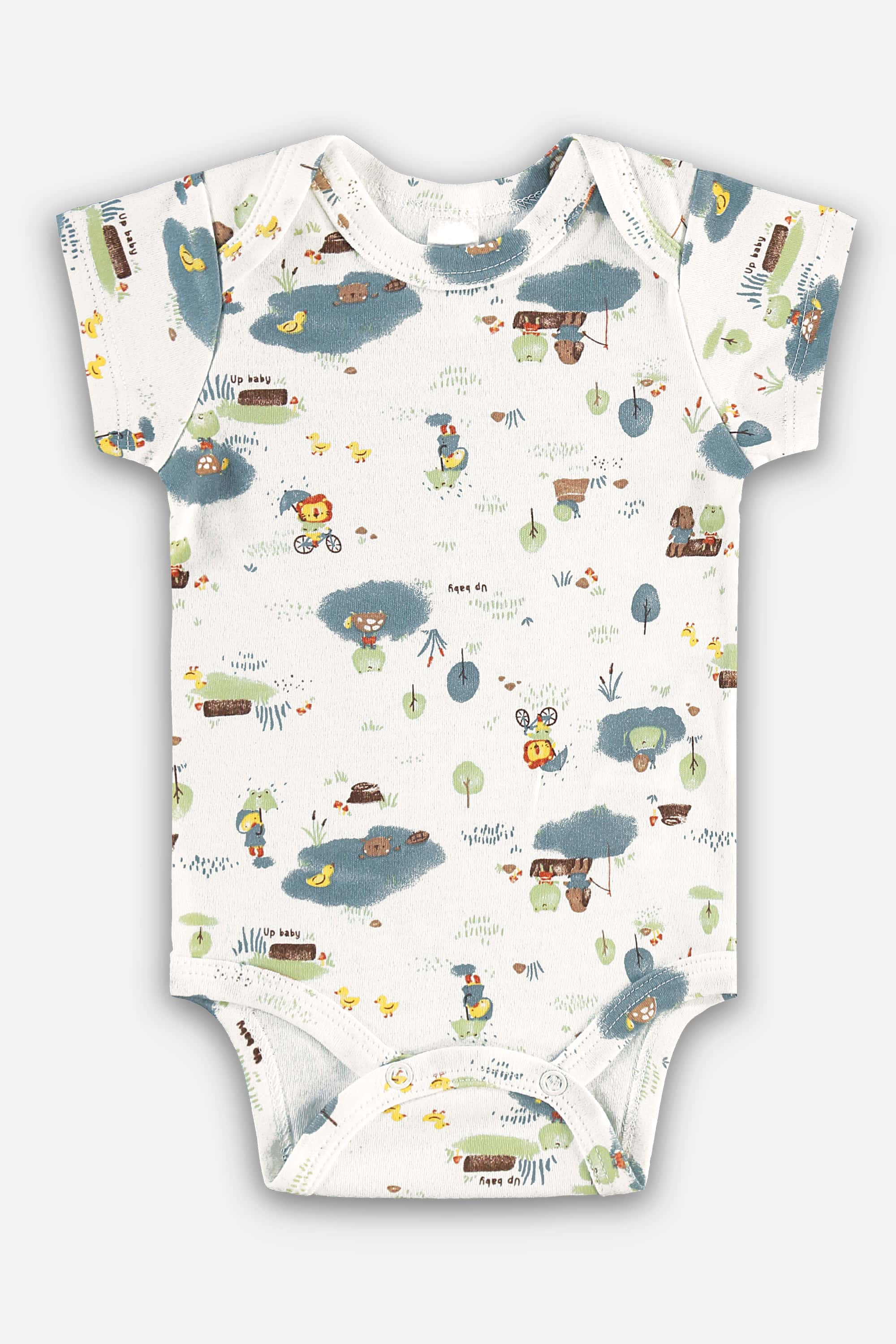 Body em Suedine Essentials para Bebê Menino (Bege) Up Baby - Imagem 9