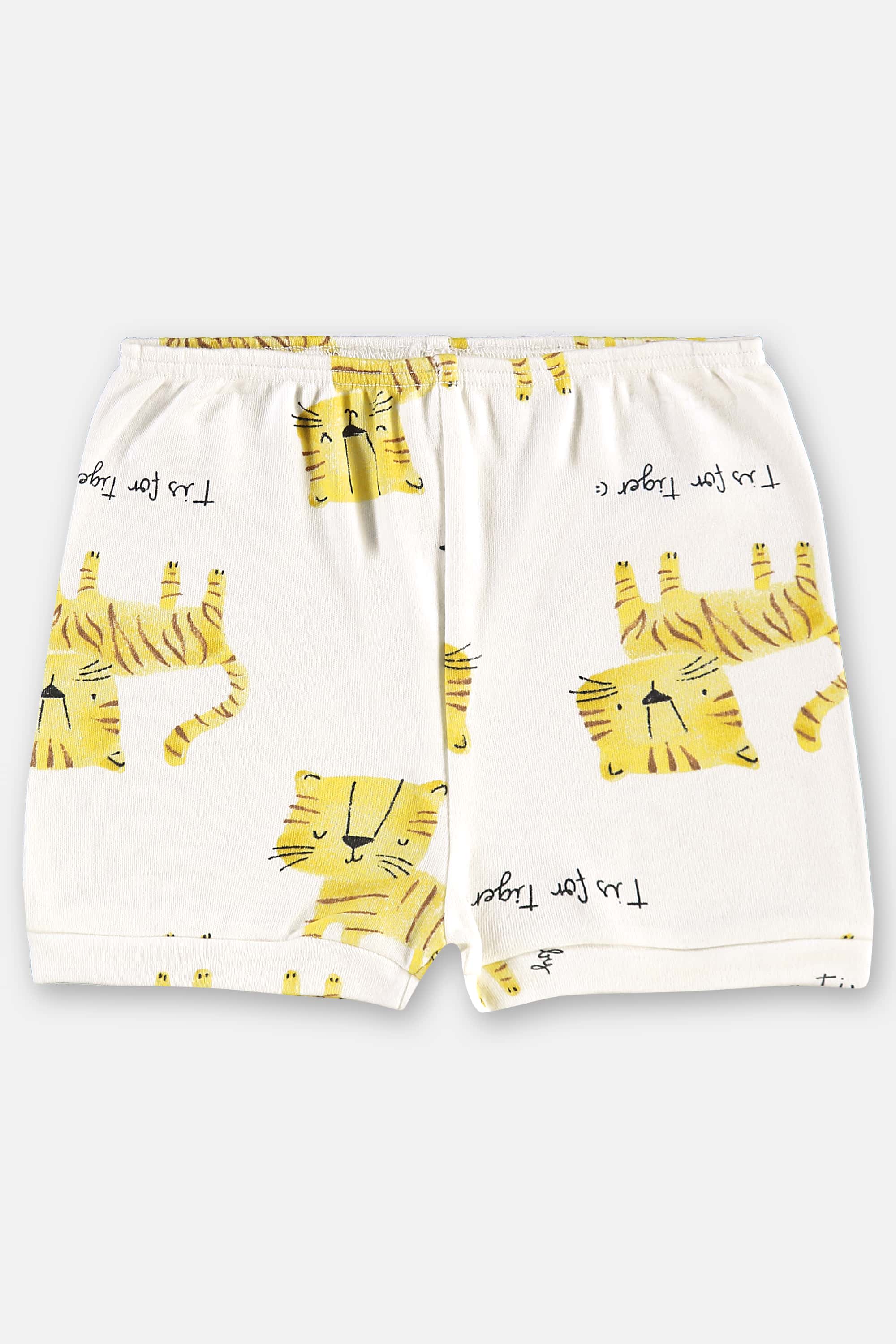 Short em Suedine Essentials para Bebê Menino (Off White) Up Baby