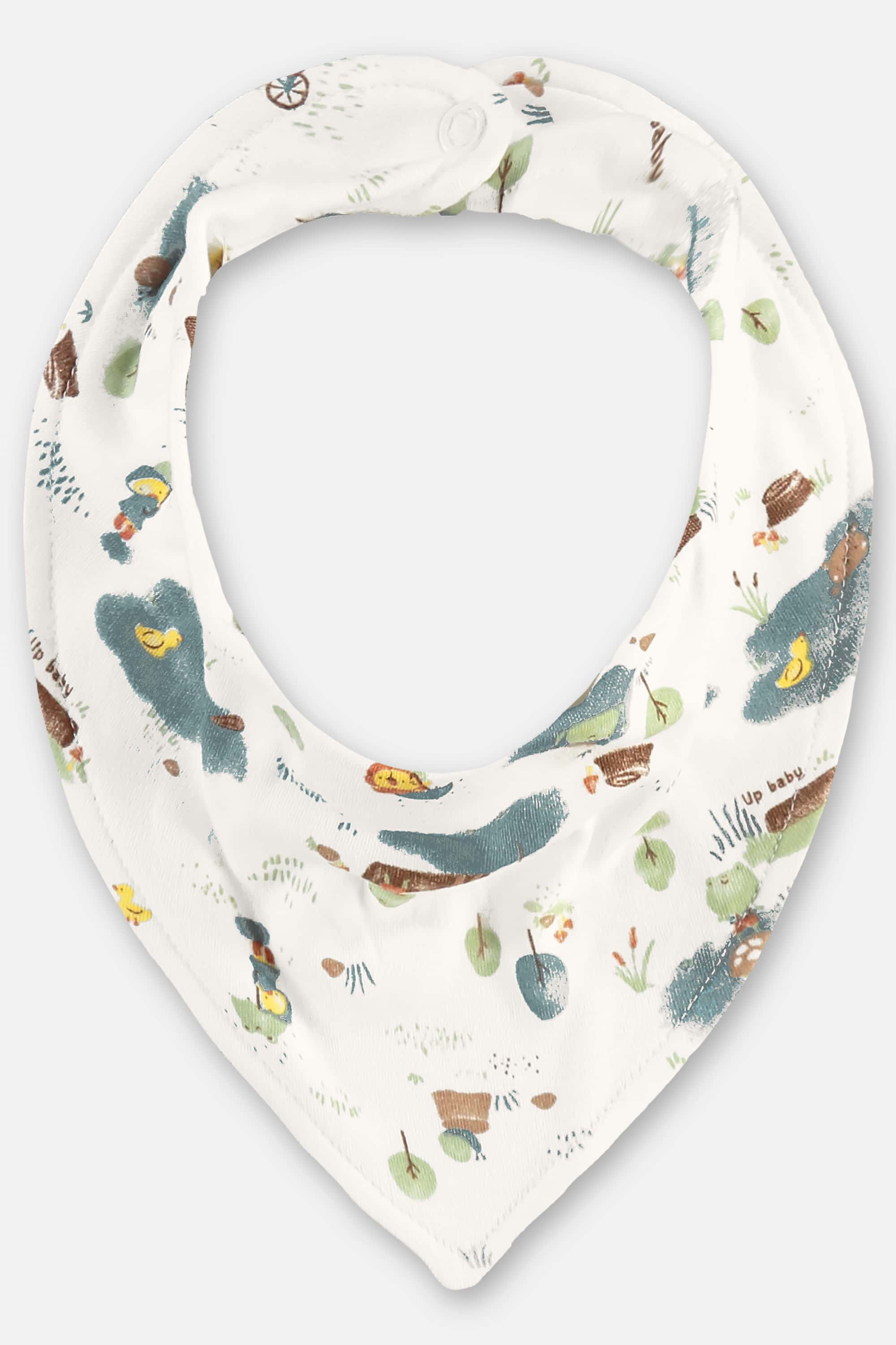 Babador em Suedine Essentials para Bebê Menino (Bege) Up Baby