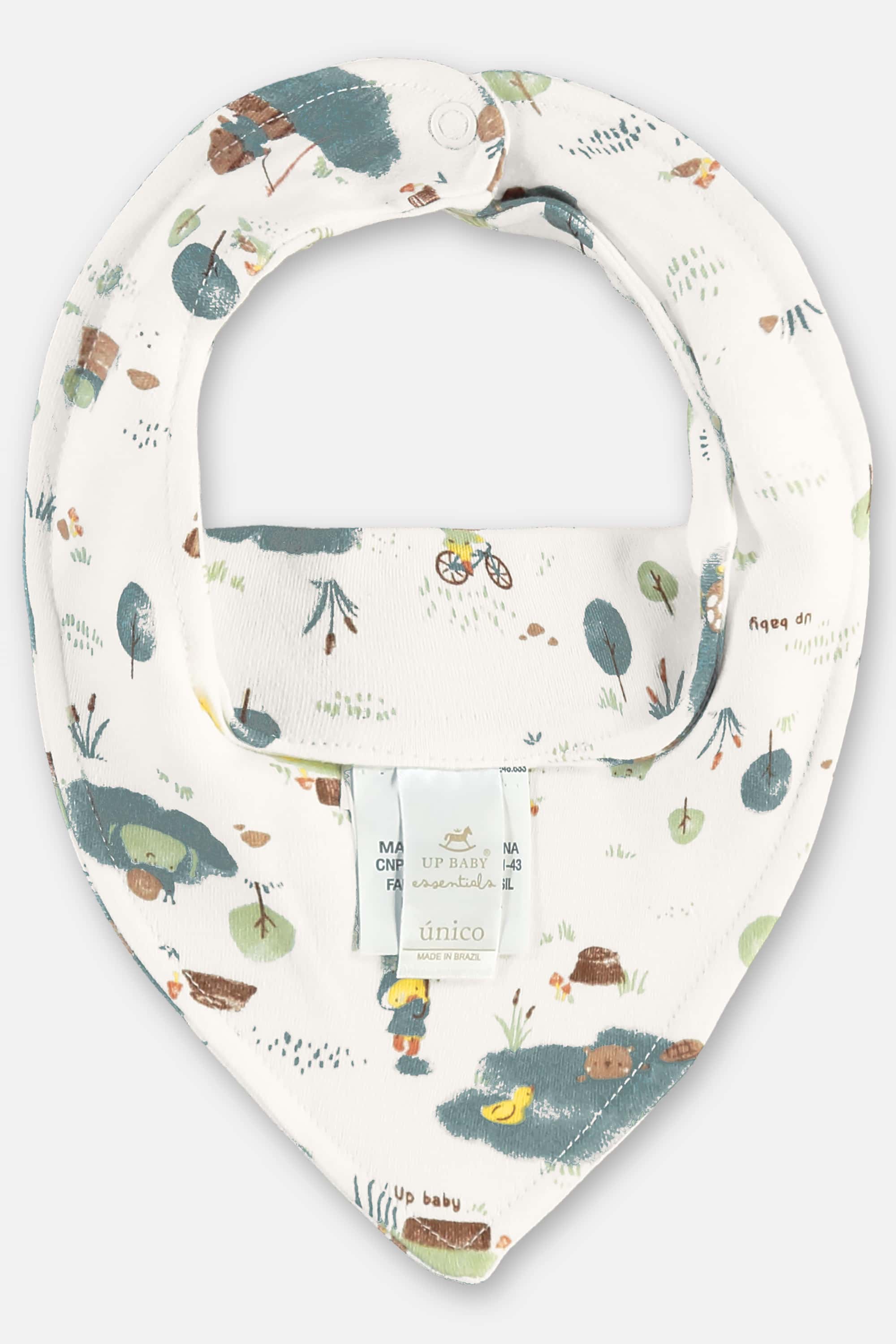 Babador em Suedine Essentials para Bebê Menino (Bege) Up Baby - Imagem 2